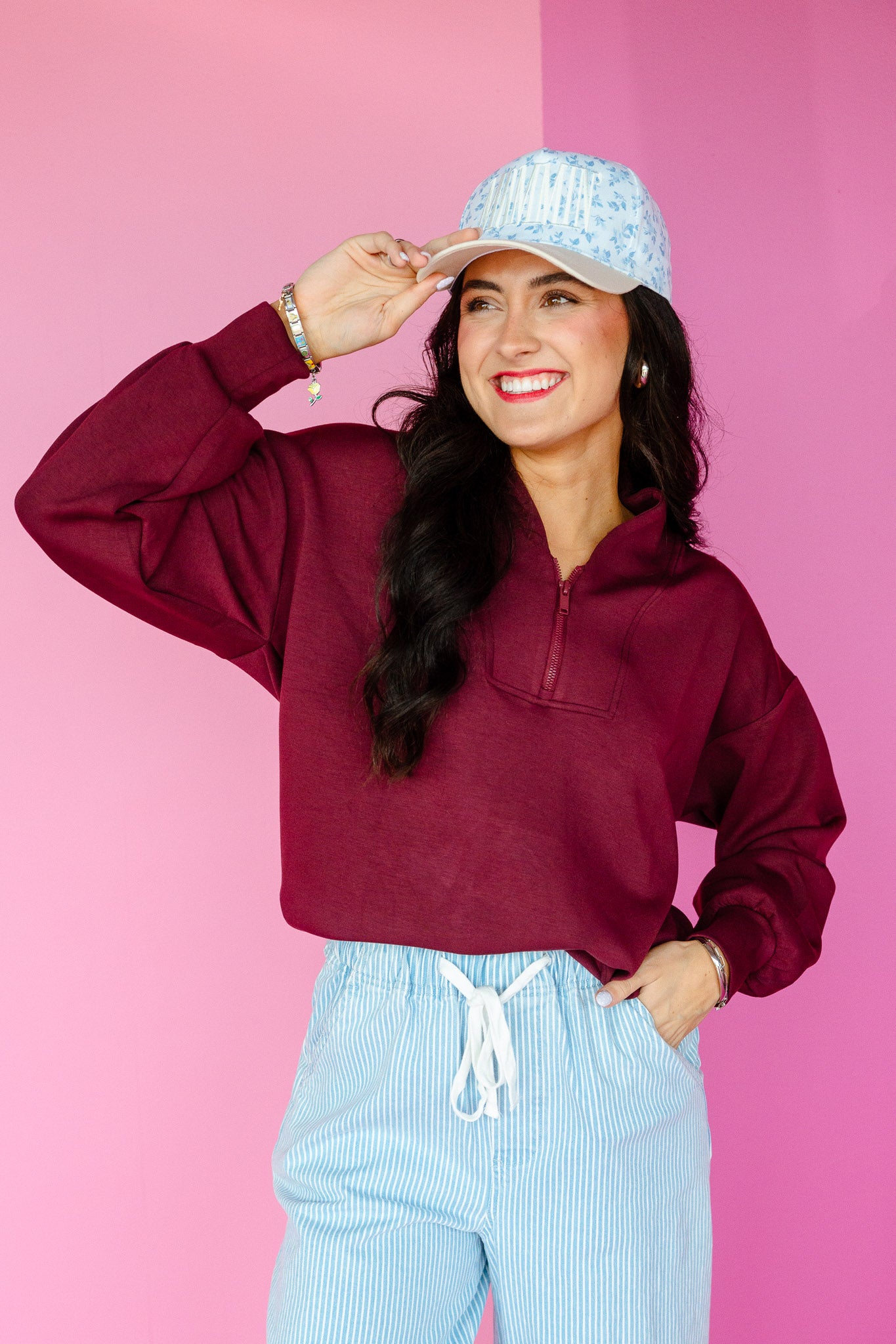Hattie Scuba Pullover