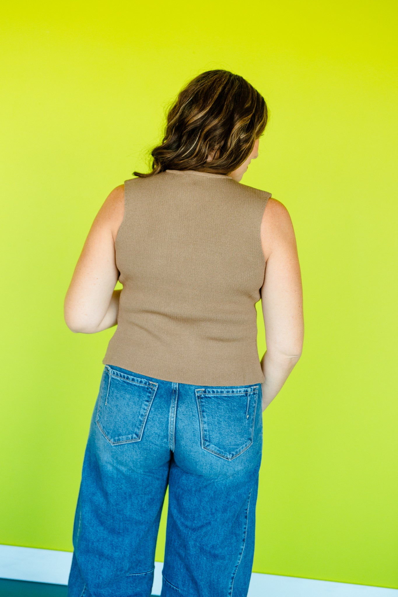 Shelbie Button Down Sweater Vest