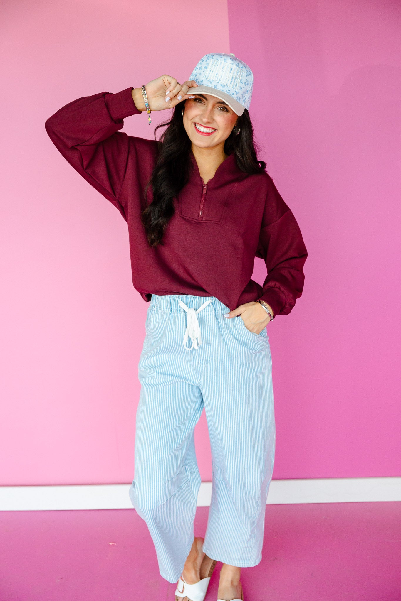 Hattie Scuba Pullover