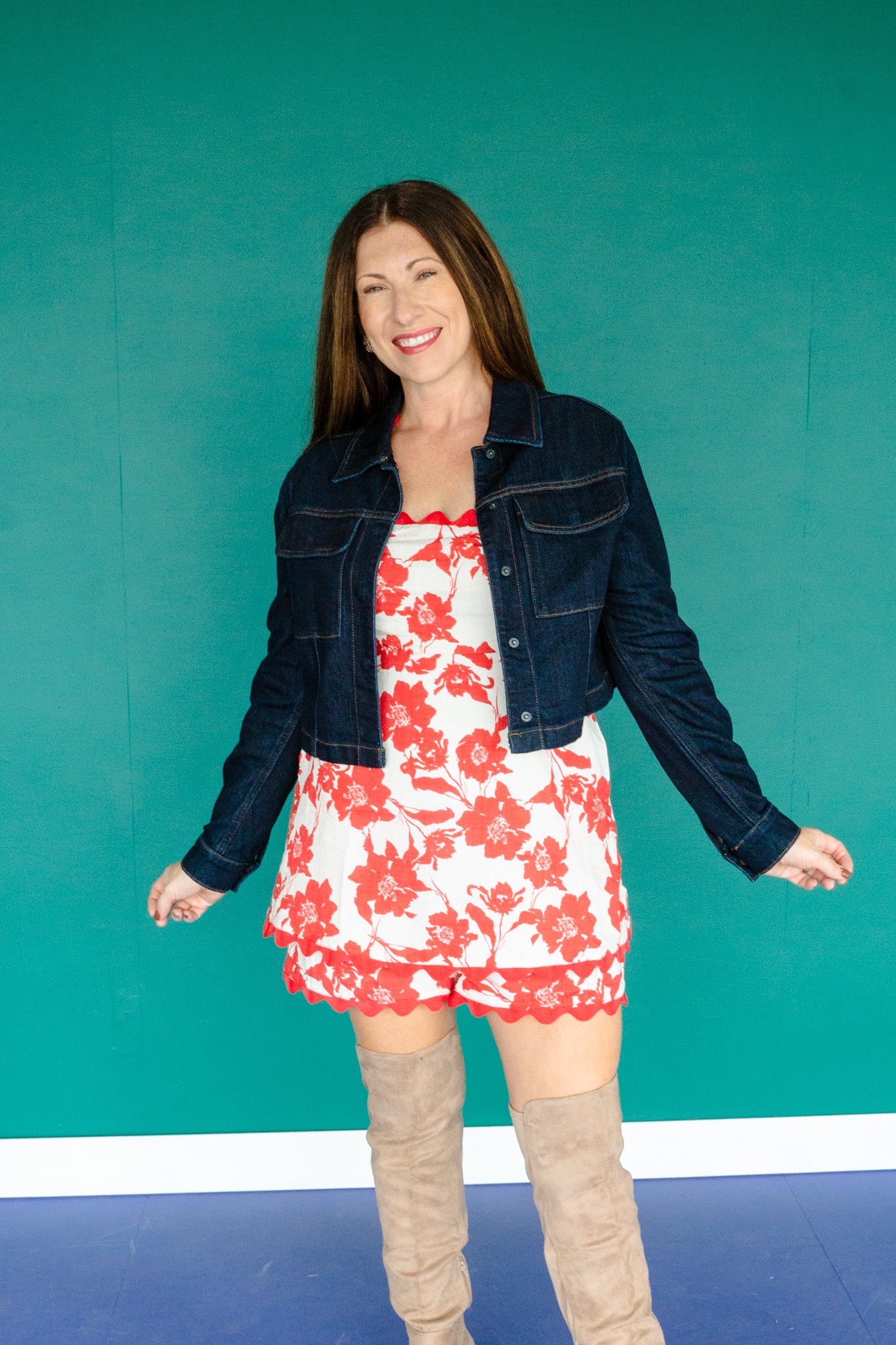 Stassi Floral Romper