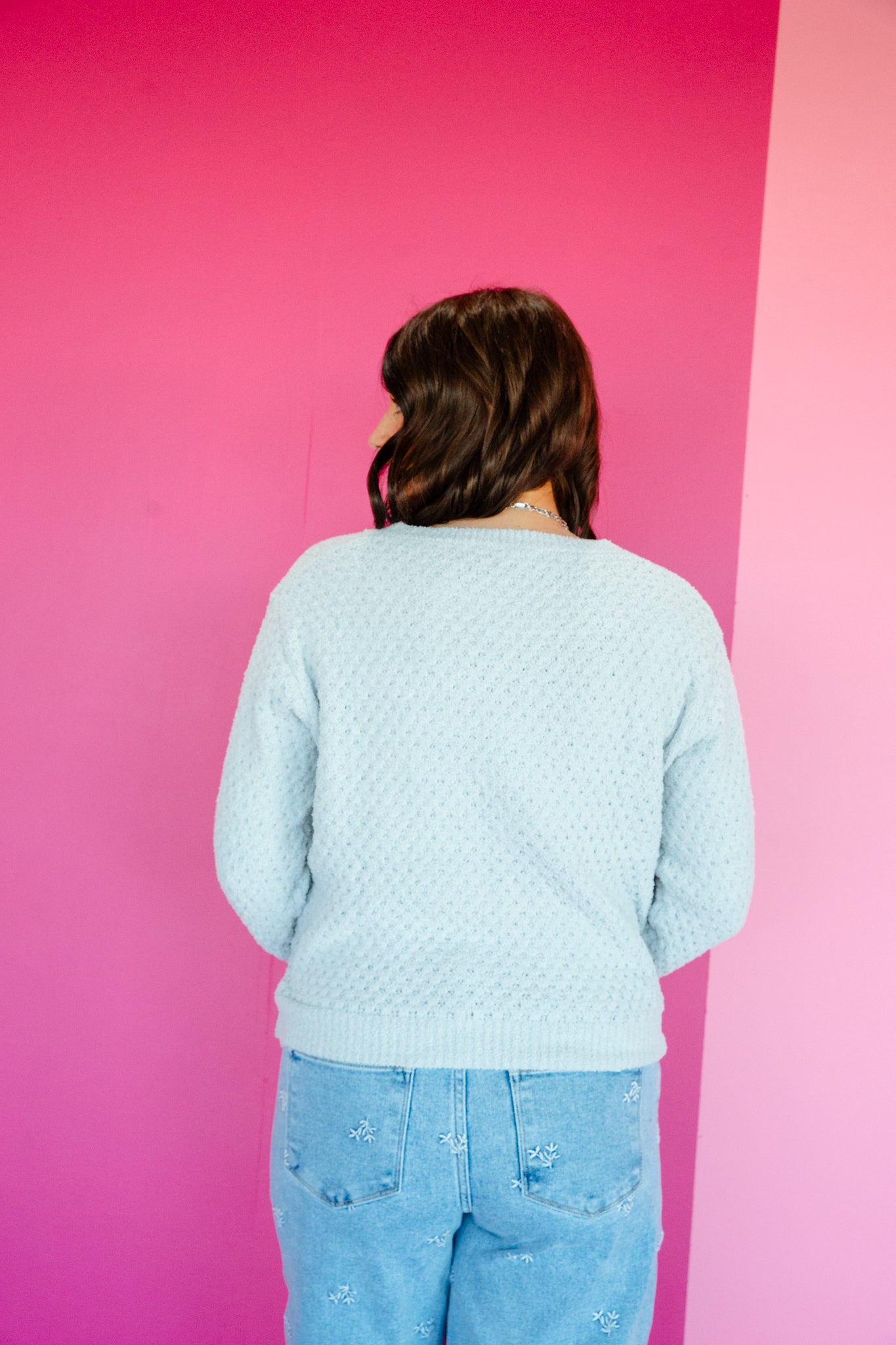 Kay Plush V-Neck Sweater