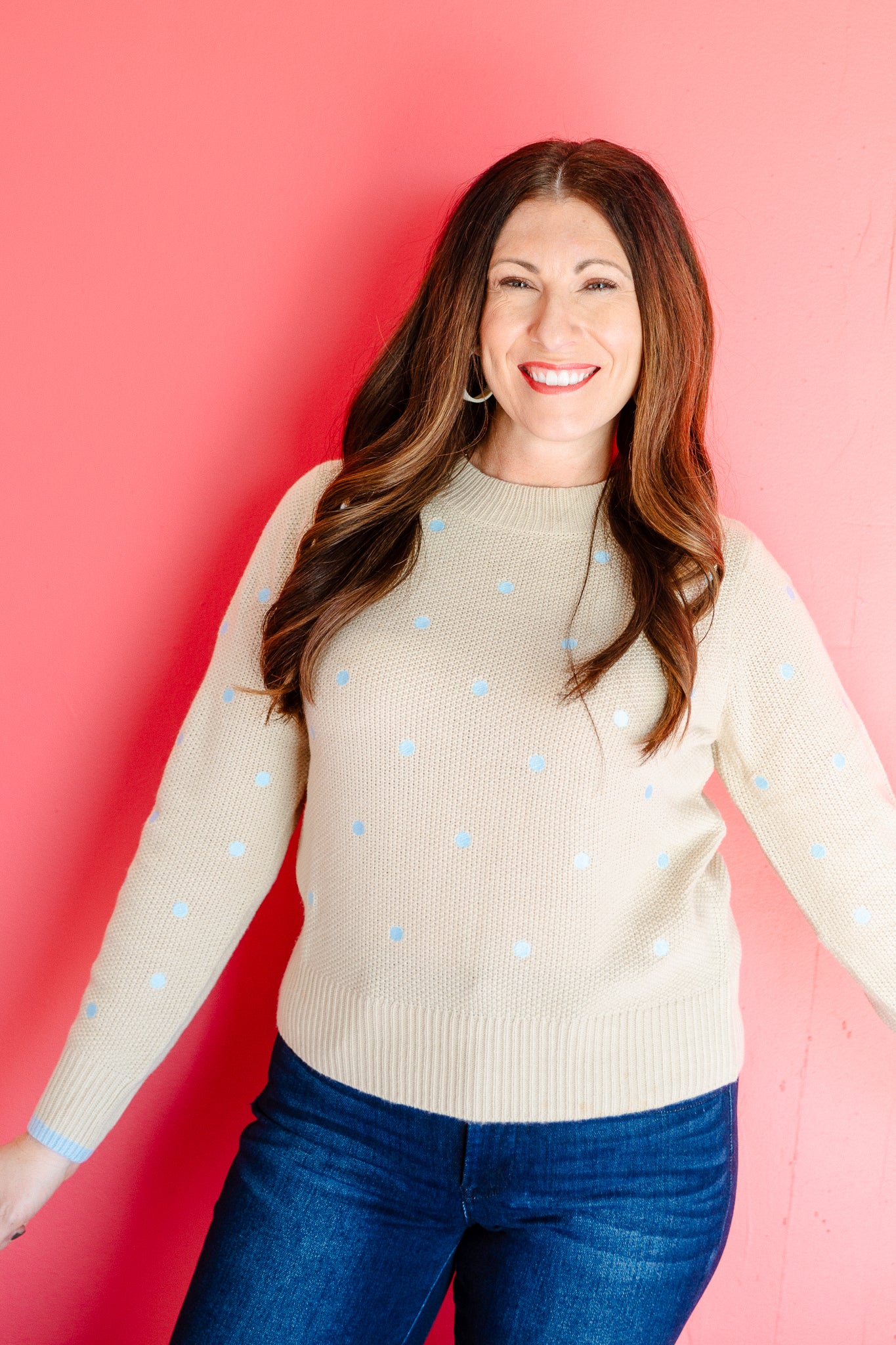 Lexi Polka Dot Sweater