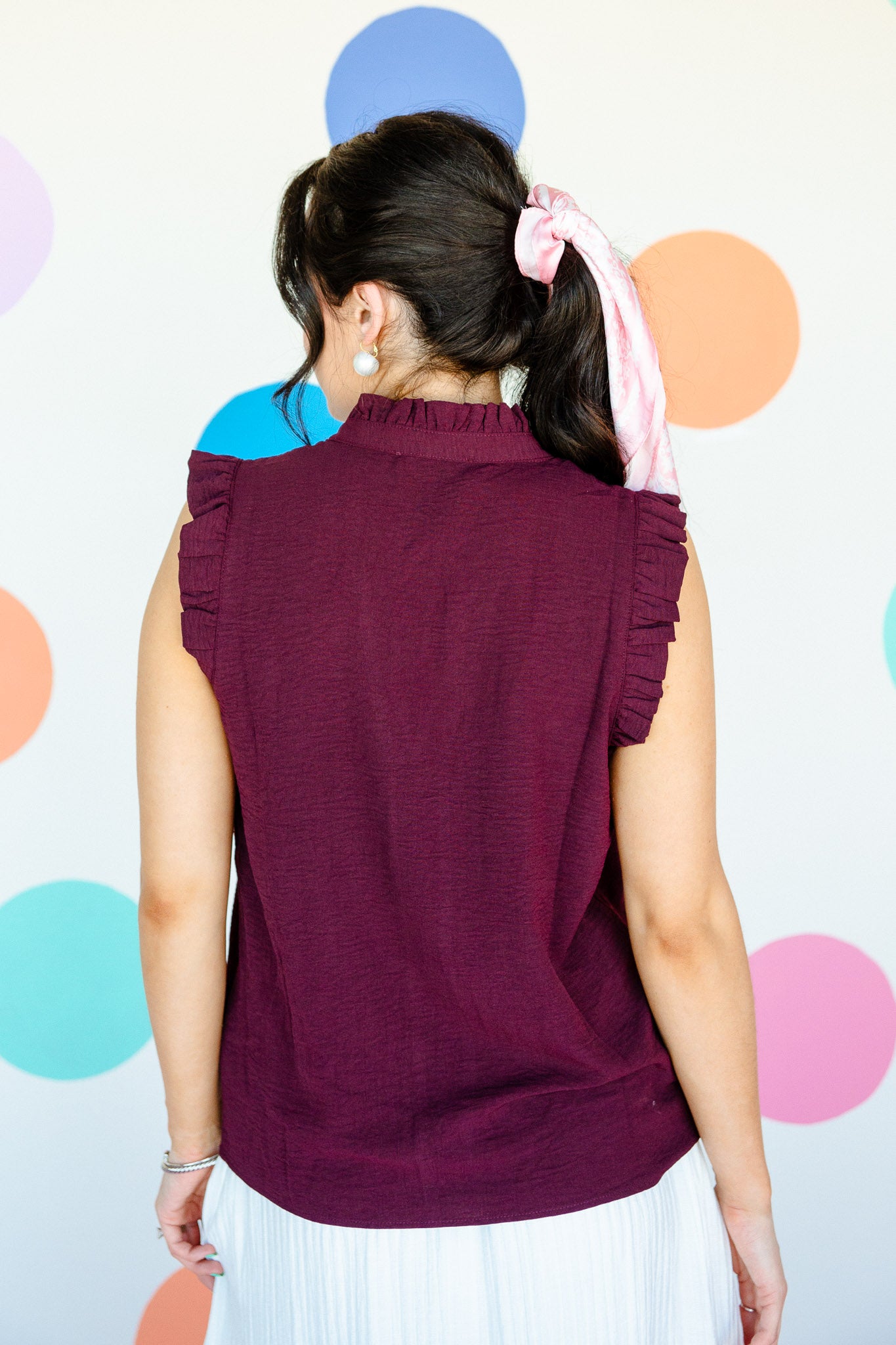 Sharon Split Neck Top