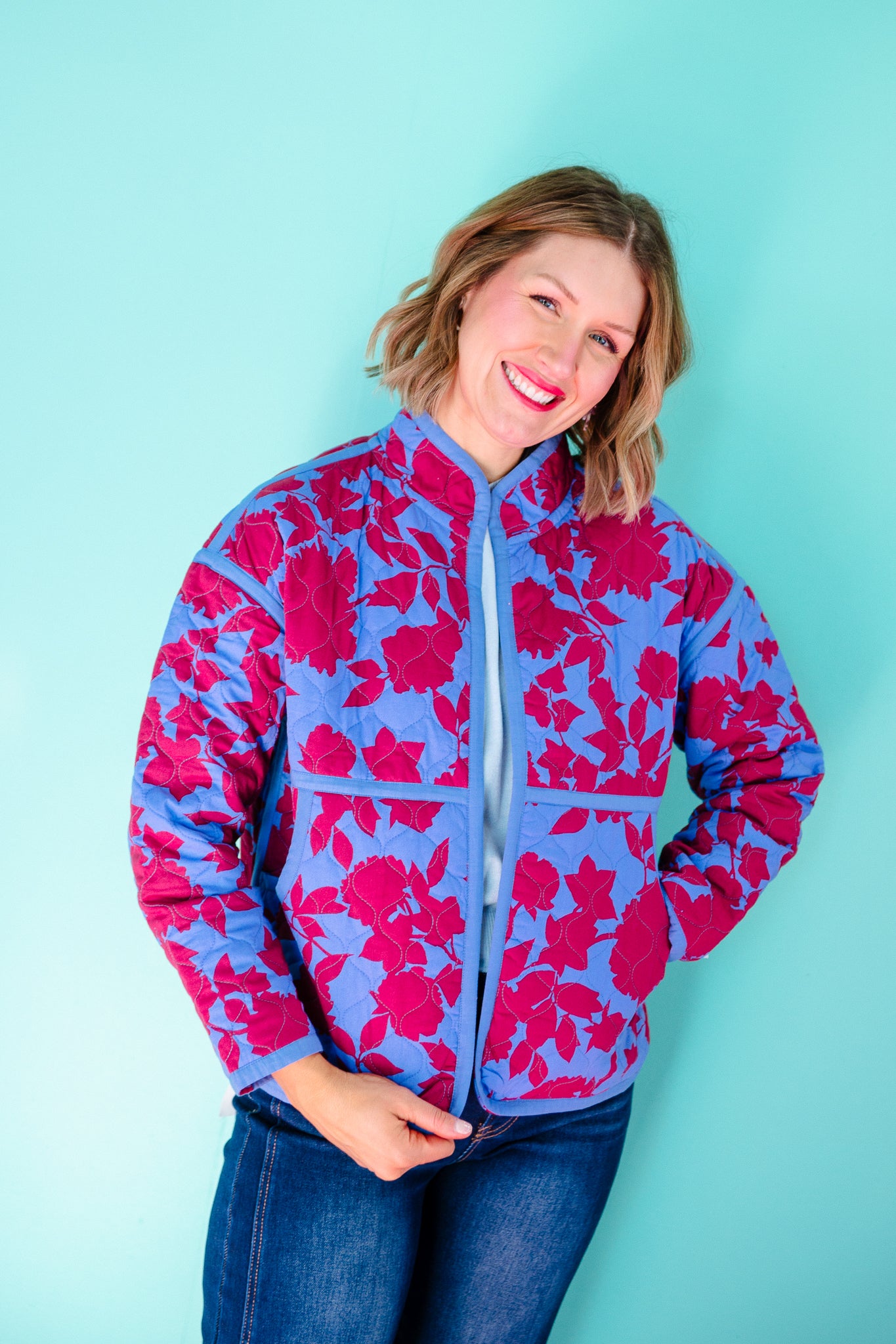 [Ellevate Basics] Clare Reversible Quilted Jacket