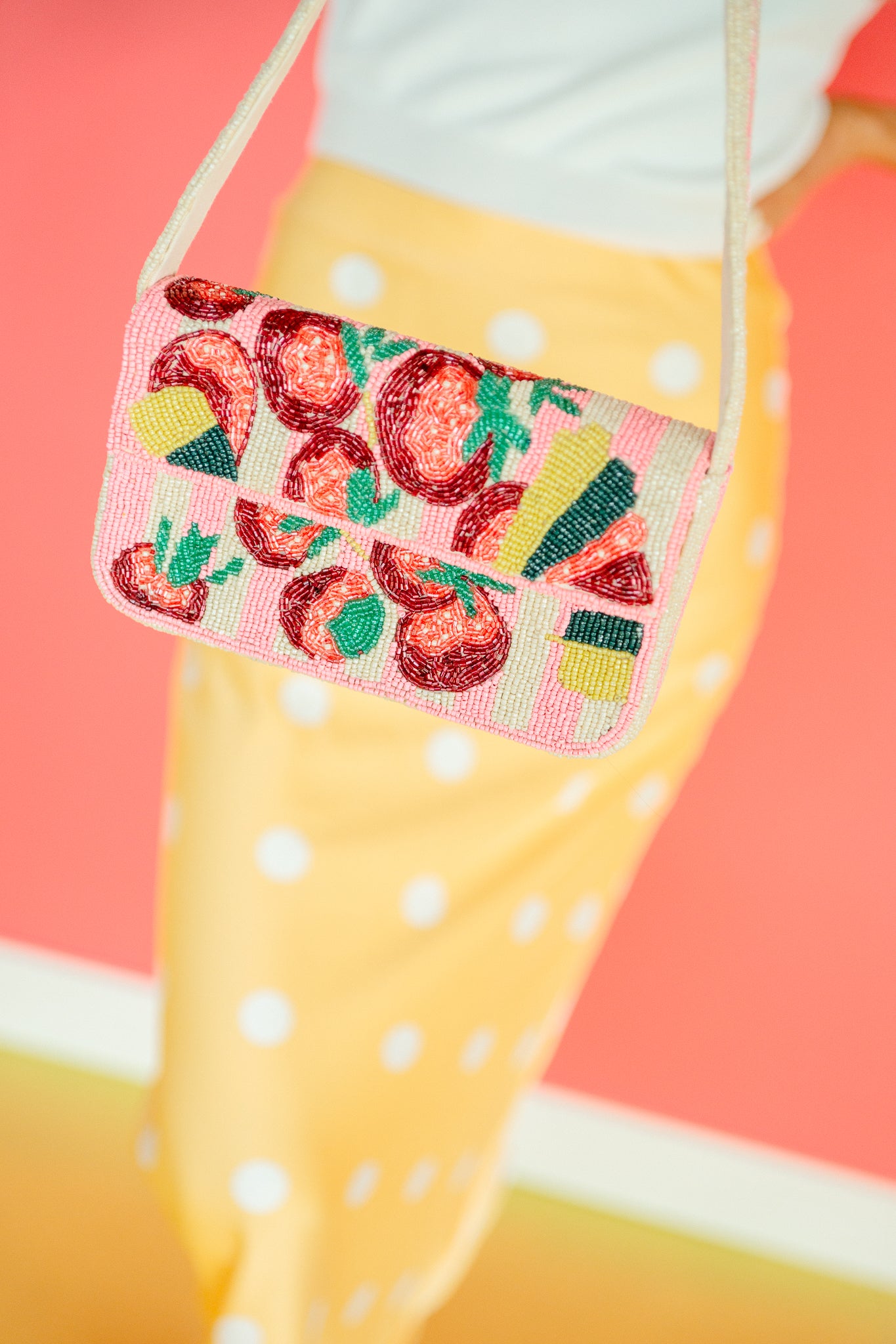 Fun and Fruity Beaded Bag