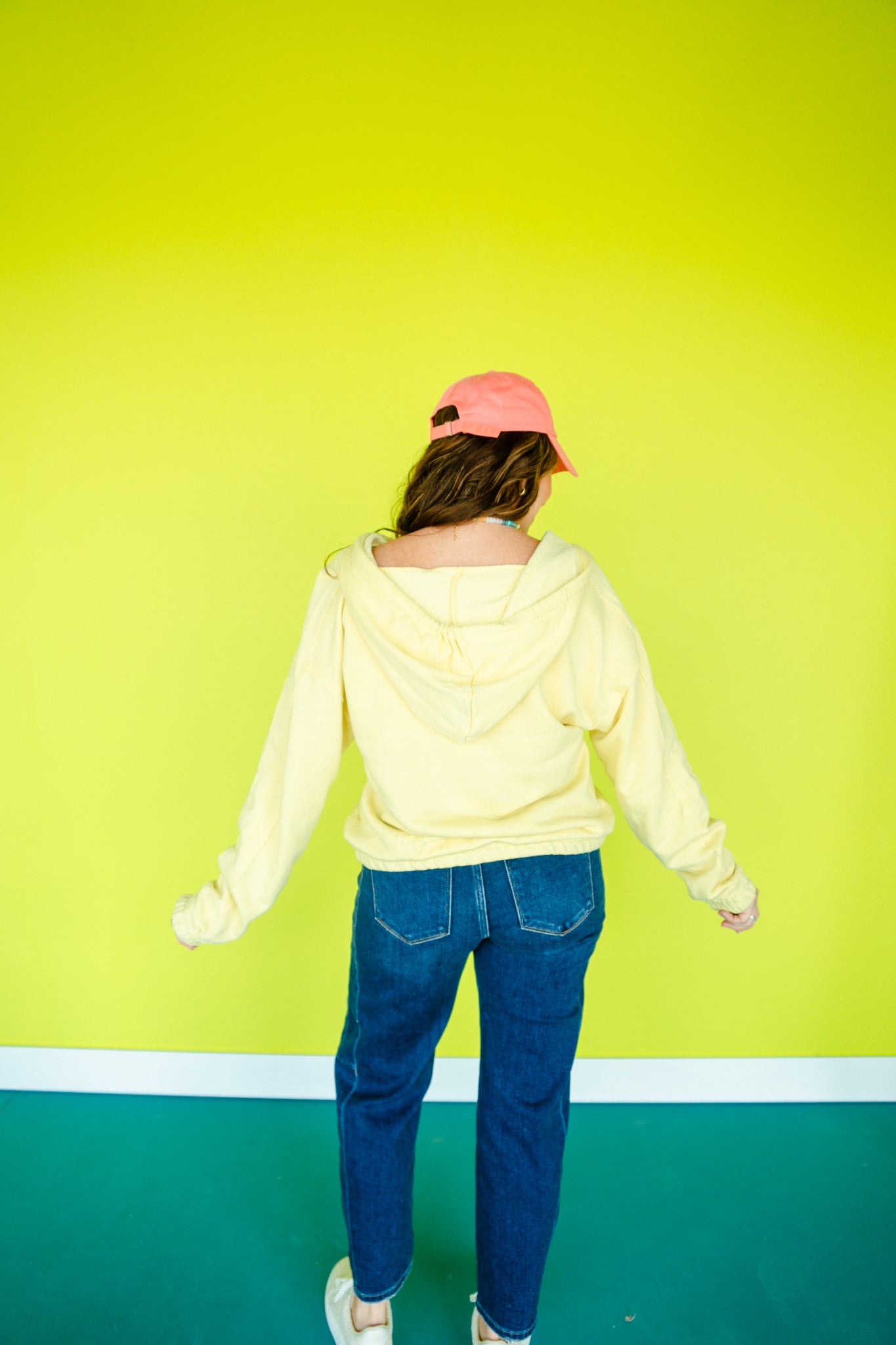 Mindy Oversized Terry Hoodie - Soft Yellow Ochre