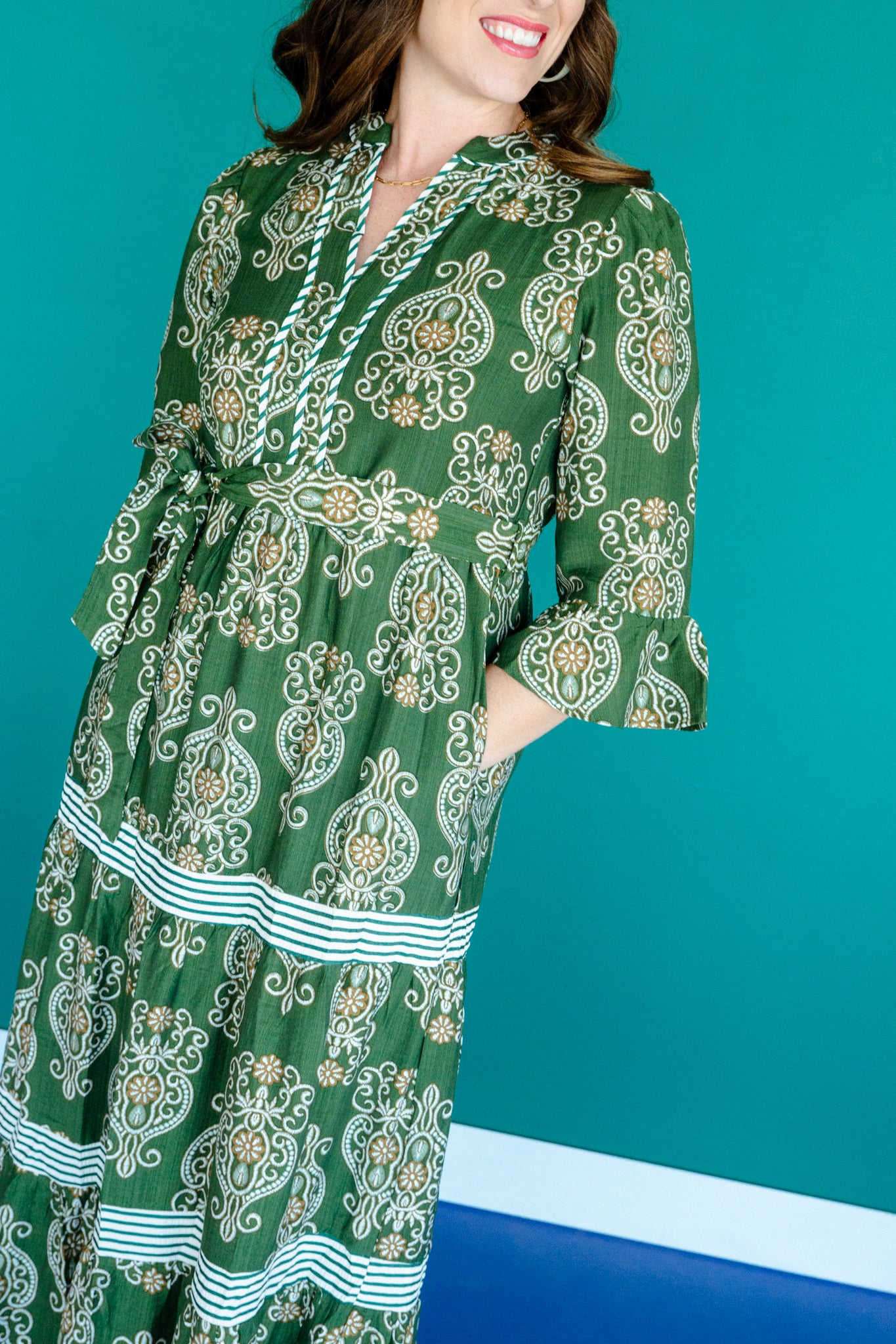 Flora Tiered Maxi Dress