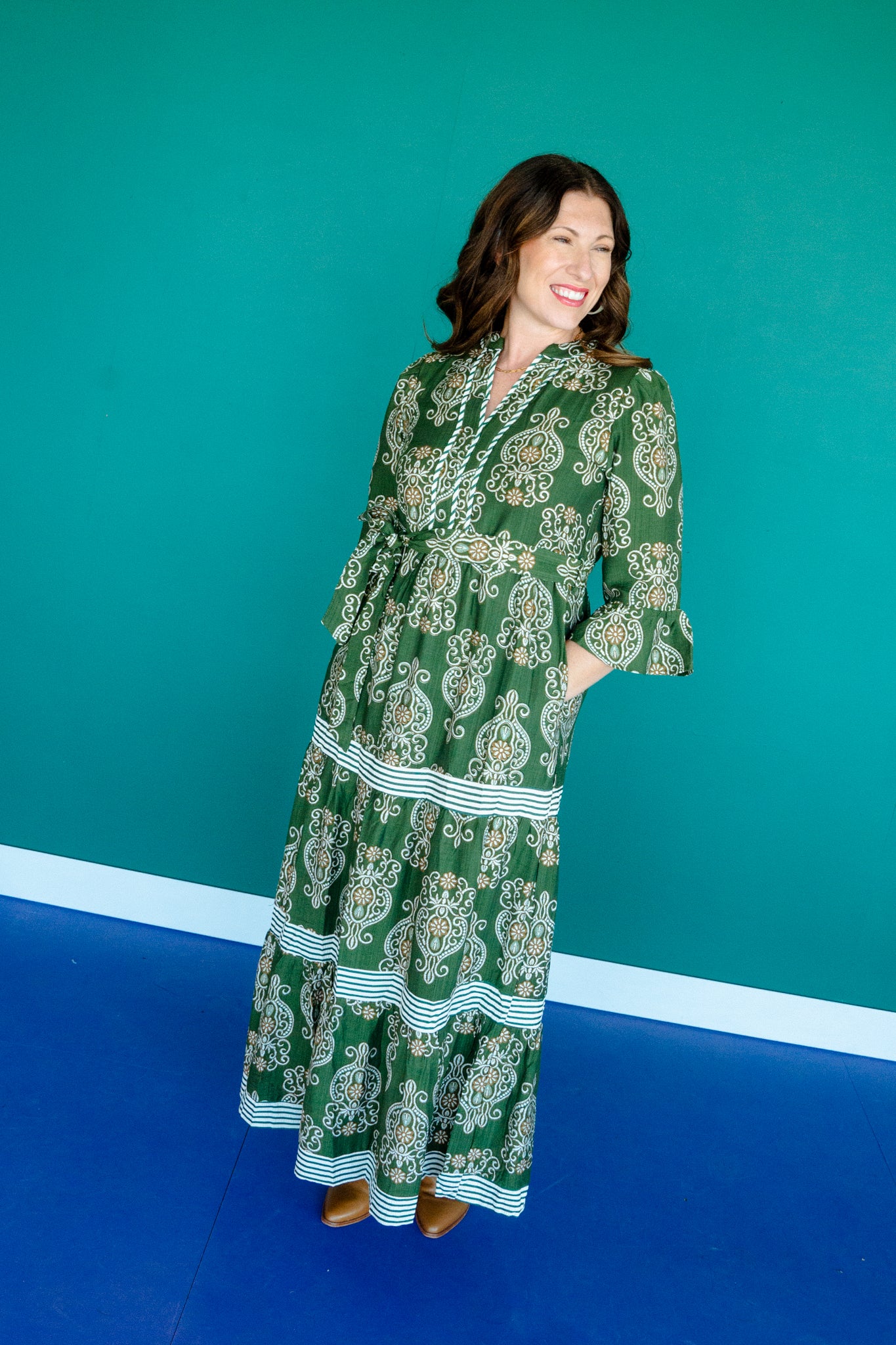 Flora Tiered Maxi Dress