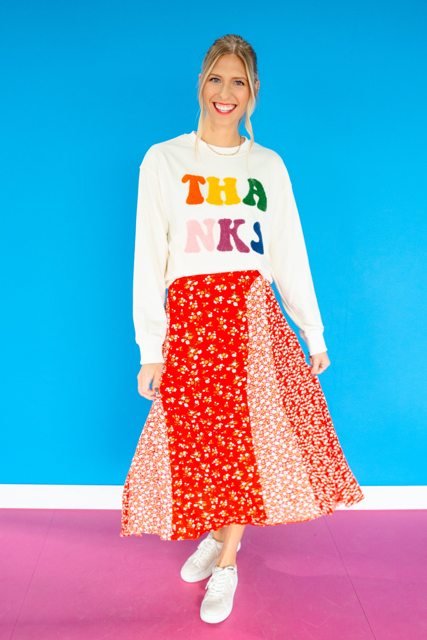 Lanette Floral Skirt