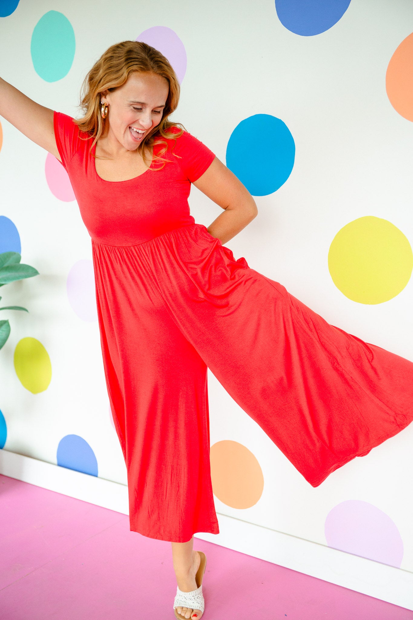 Whitney Wide Leg Jumpsuit