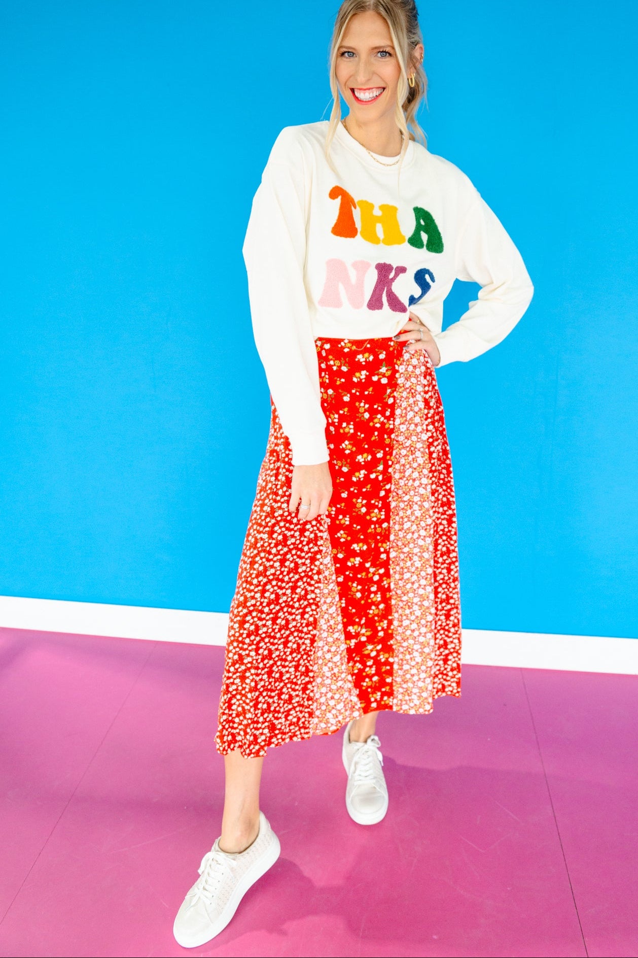 Lanette Floral Skirt