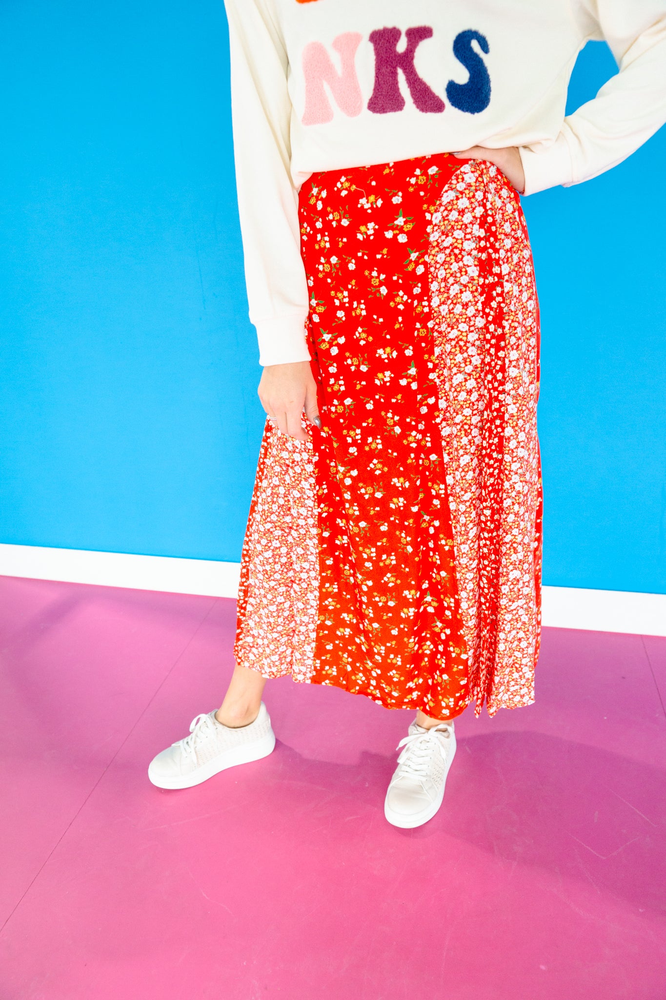 Lanette Floral Skirt