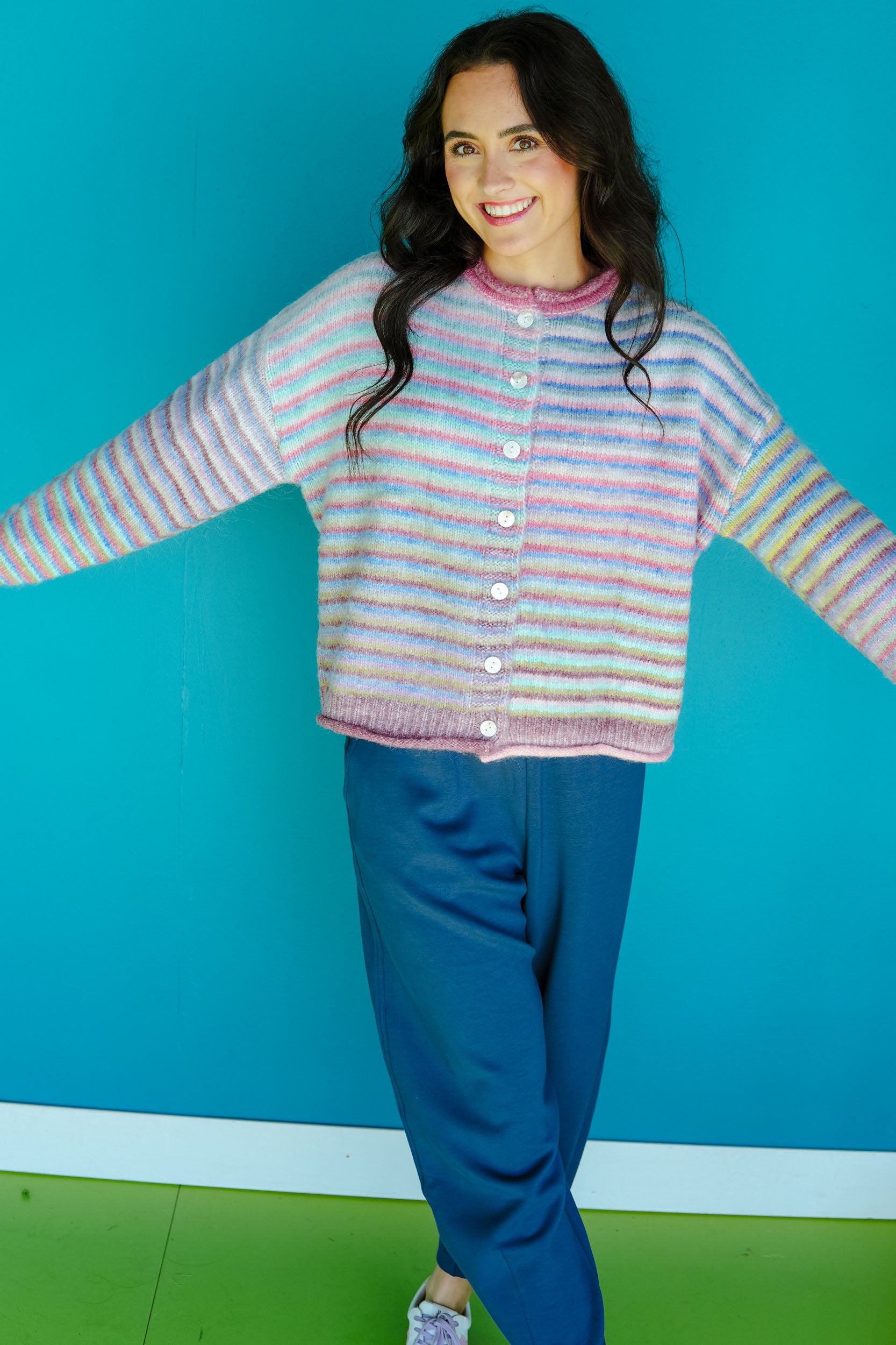 Thankful Things Cardigan - Summer Combo