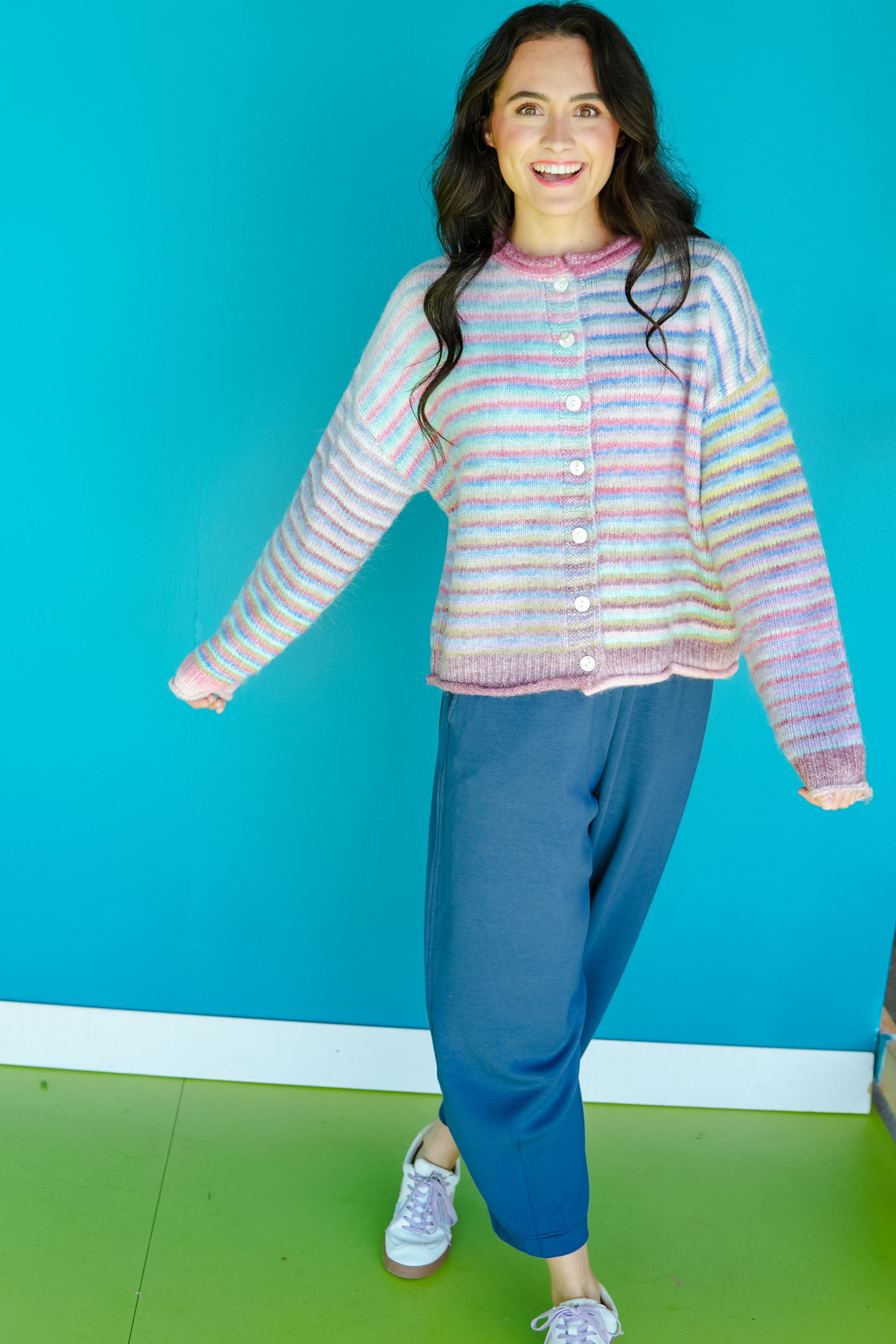 Thankful Things Cardigan - Summer Combo