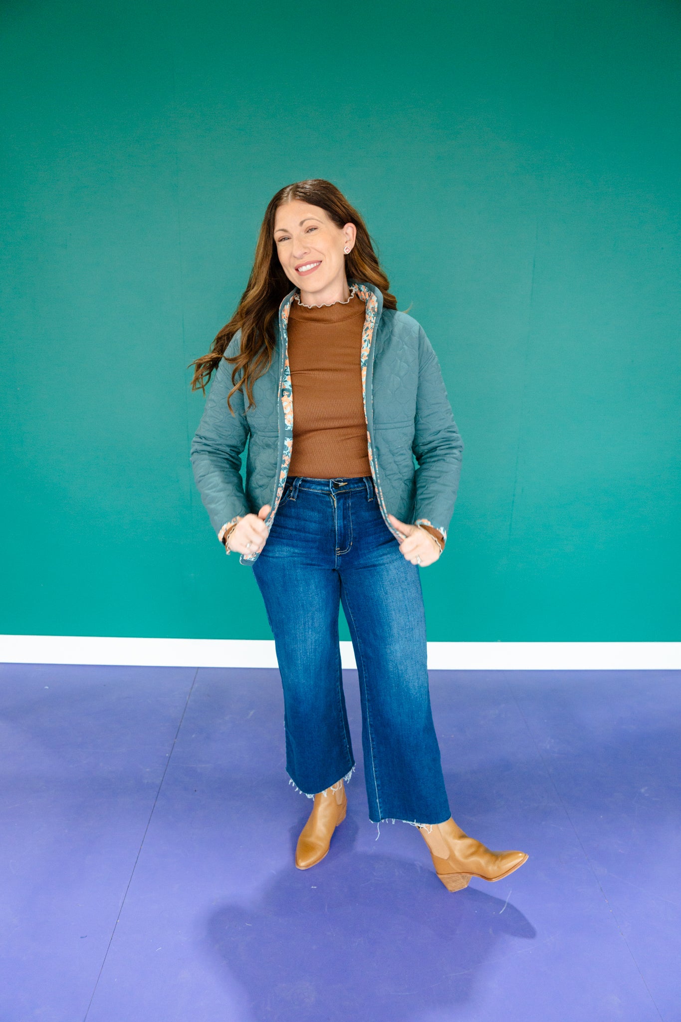 [Ellevate Basics] Clare Reversible Quilted Jacket