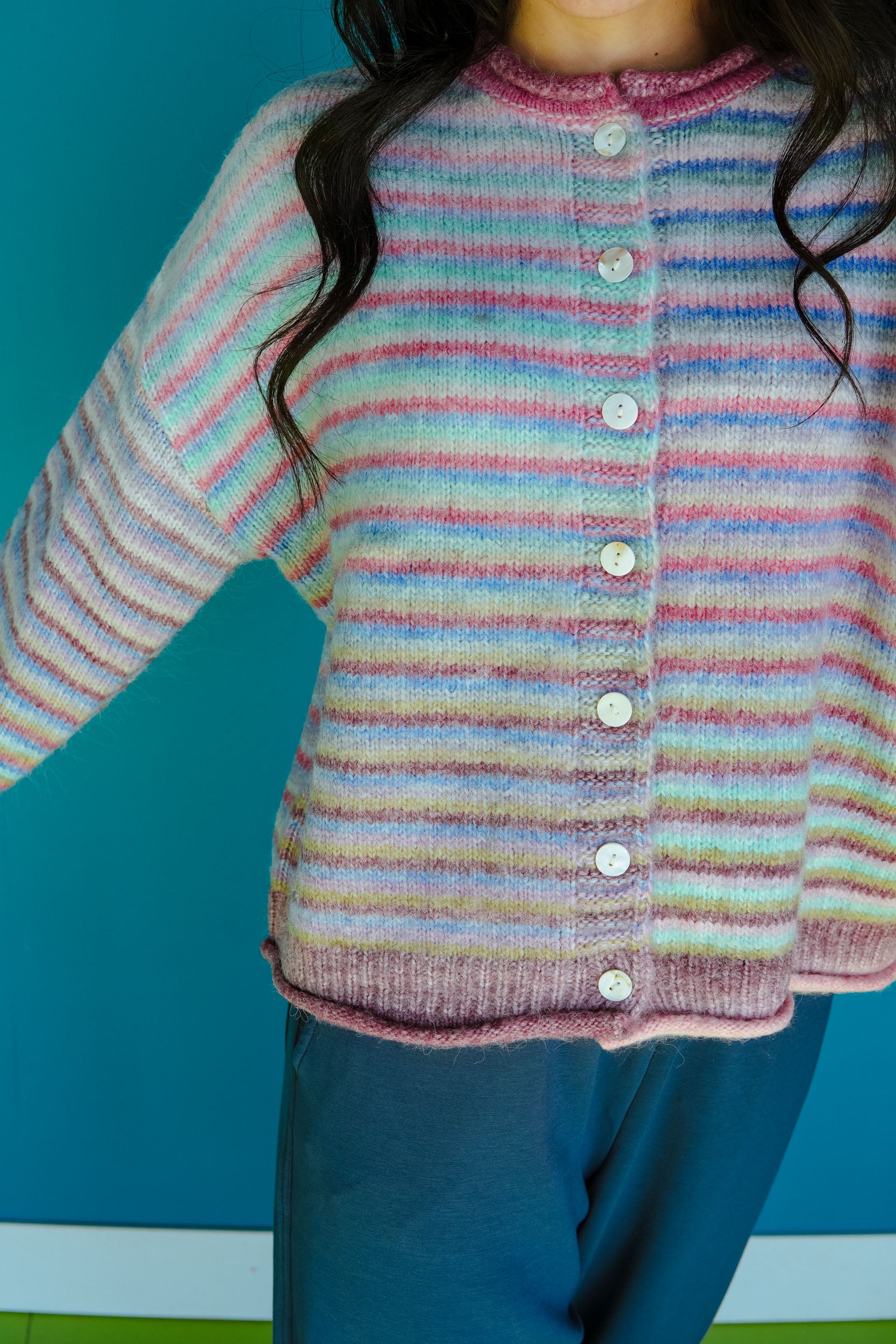 Thankful Things Cardigan - Summer Combo