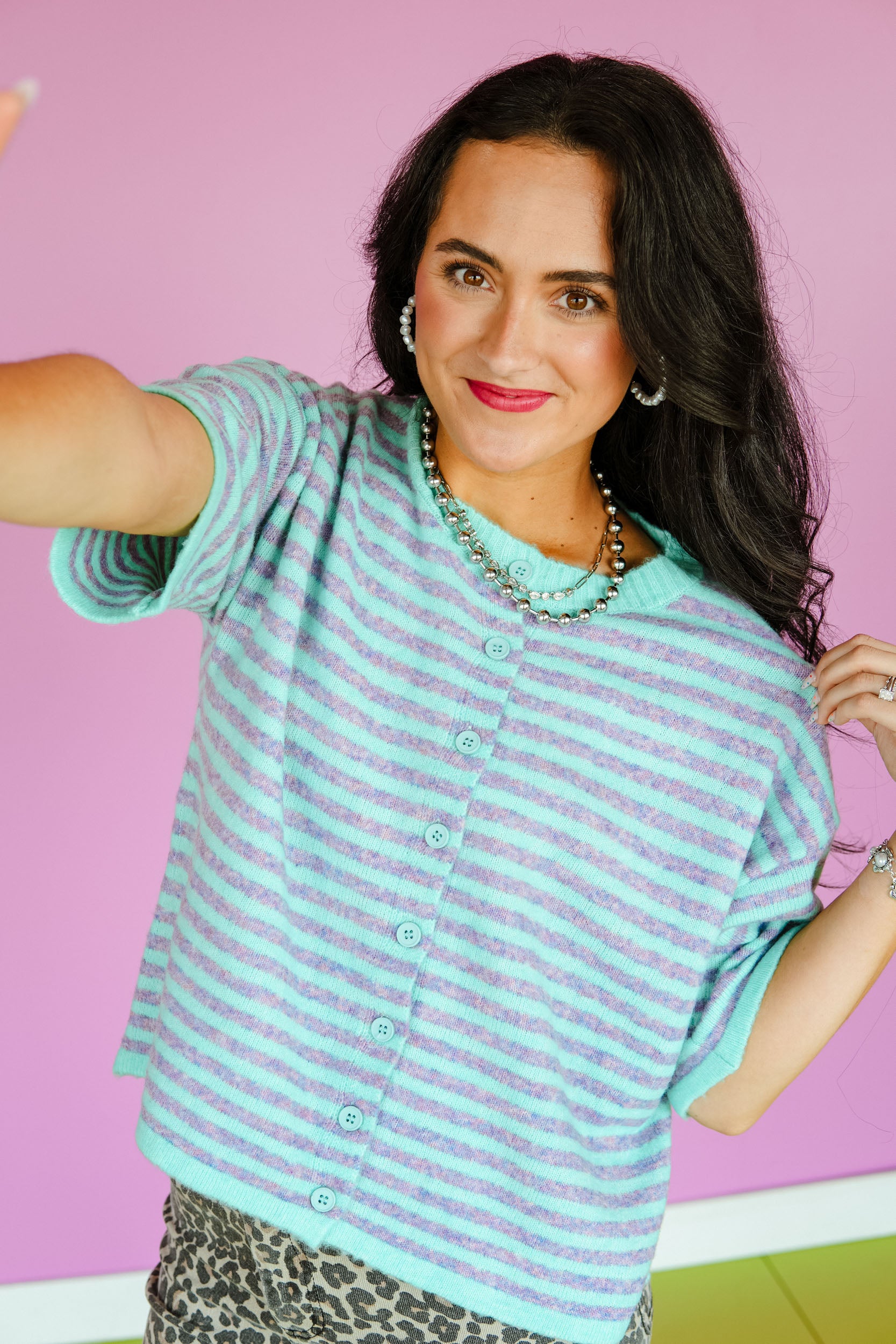 Fall Plans Striped Sweater