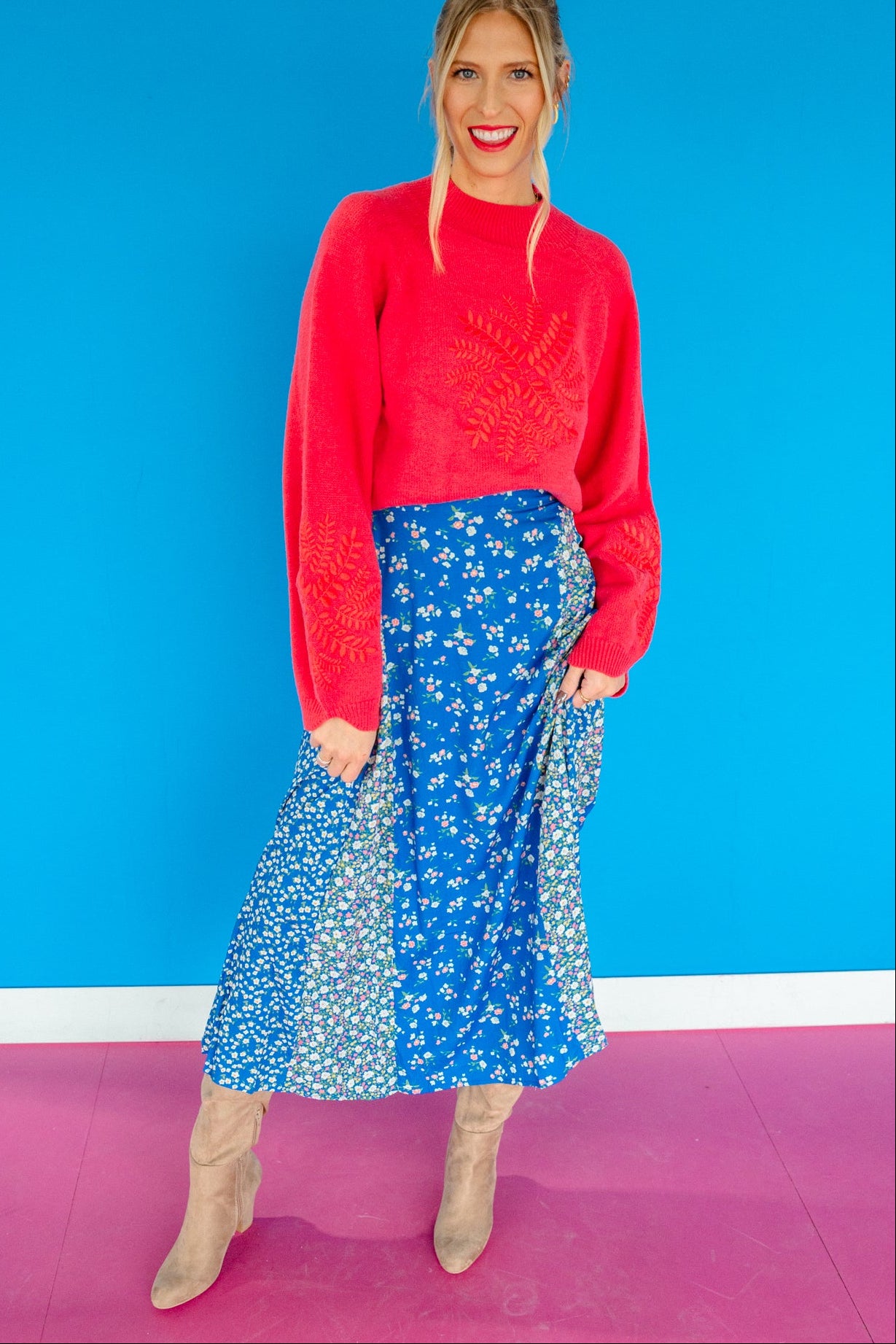 Lanette Floral Skirt