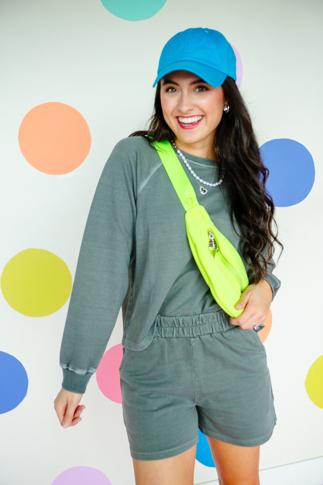 Brittany Sweatshirt + Shorts Set