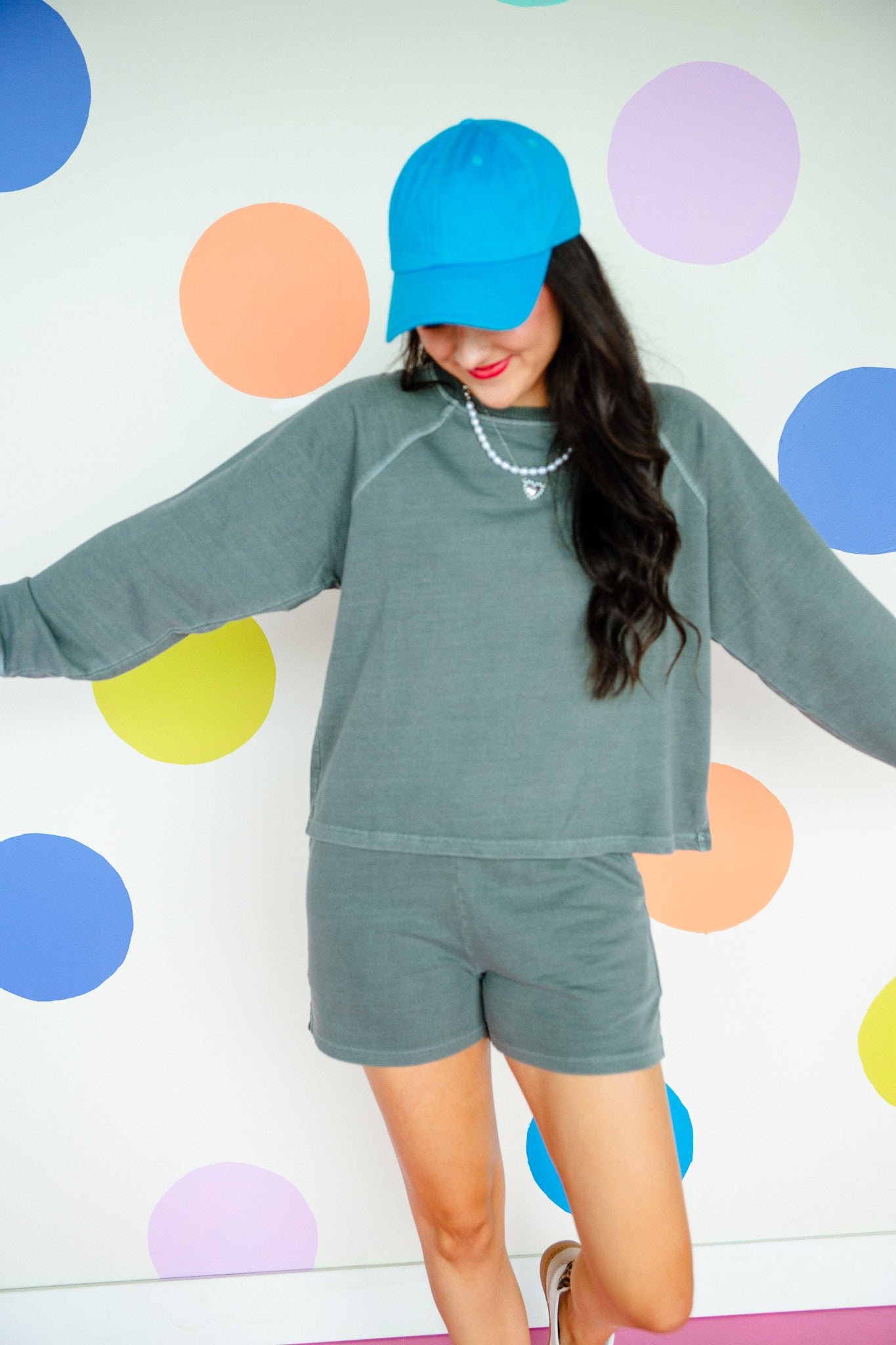 Brittany Sweatshirt + Shorts Set