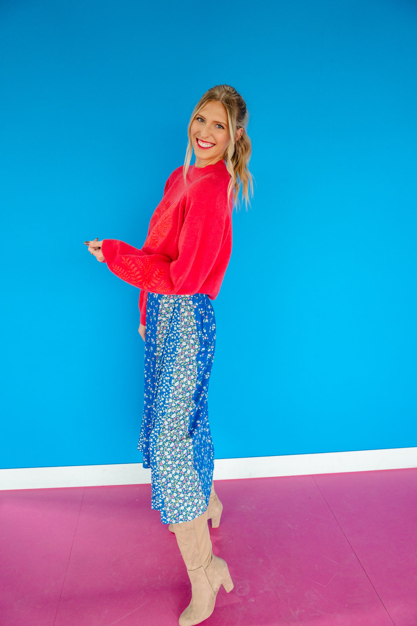 Lanette Floral Skirt