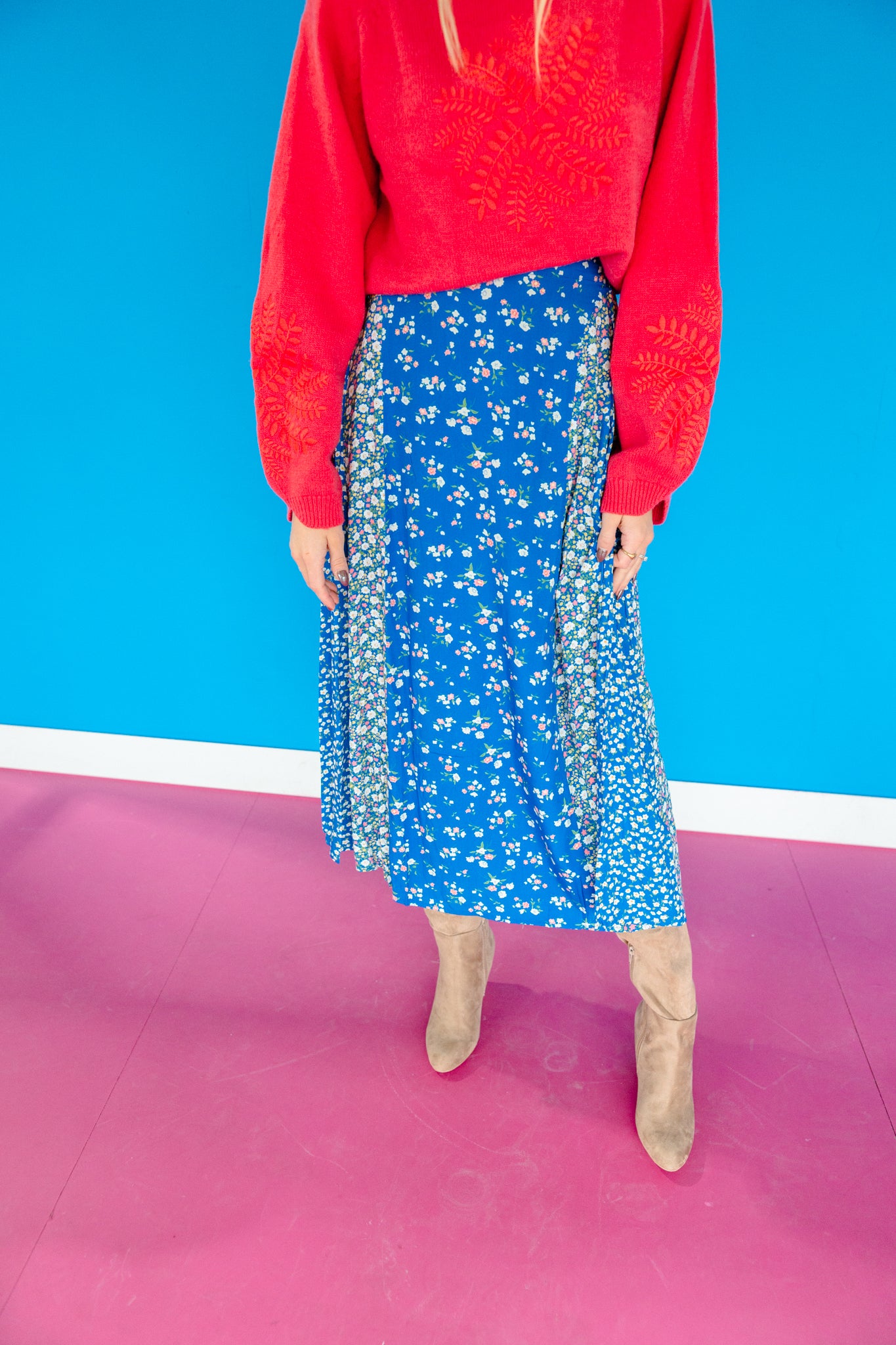 Lanette Floral Skirt