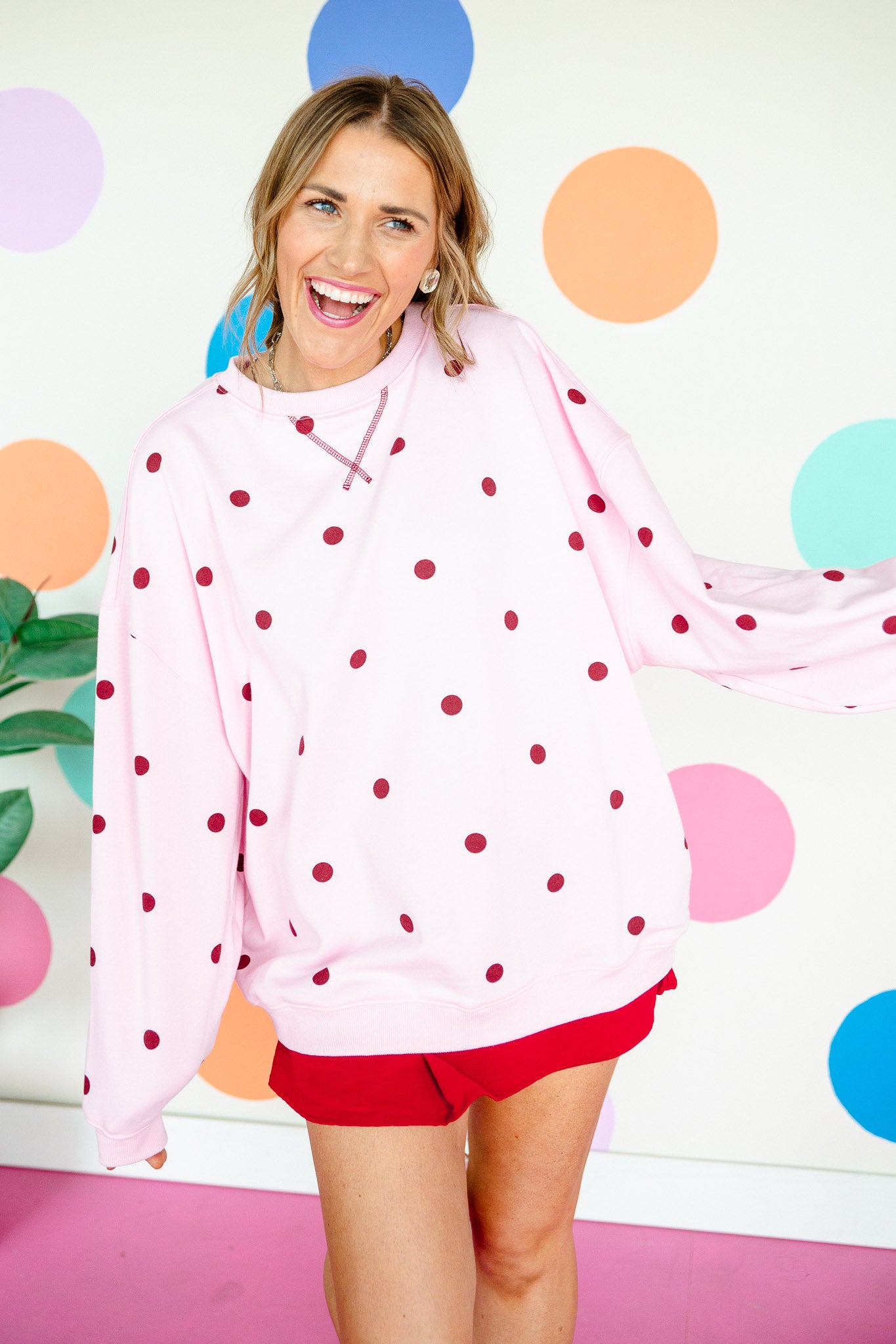 Sonny Polka Dot Pullover