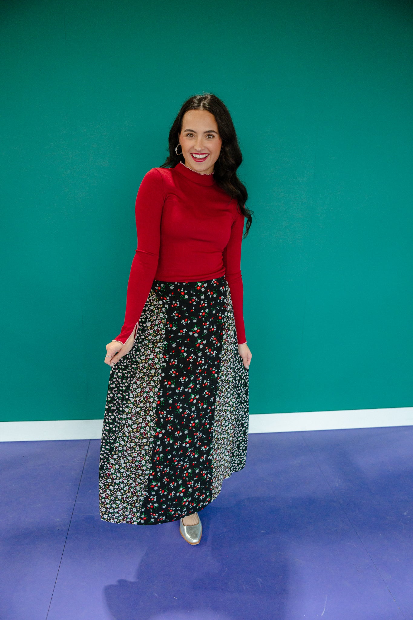 Lanette Floral Skirt