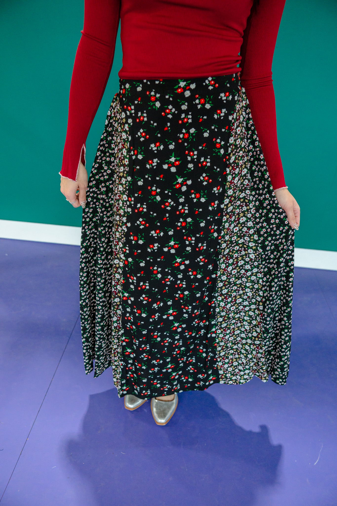 Lanette Floral Skirt