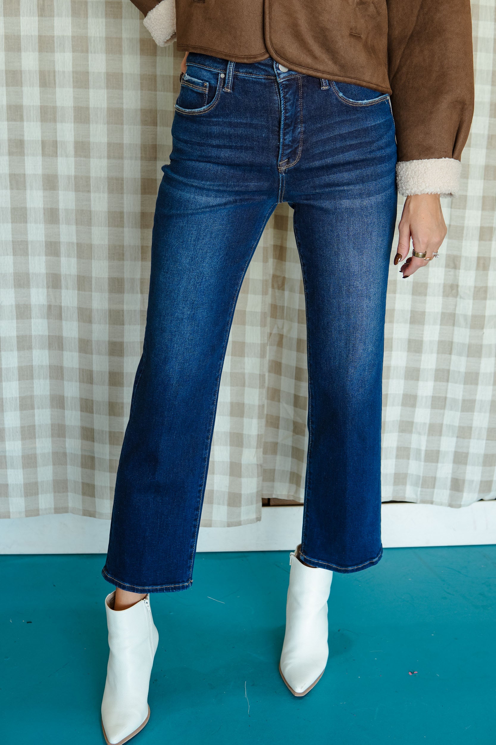 Jean of My Dreams Straight Leg Jeans - Dark Wash