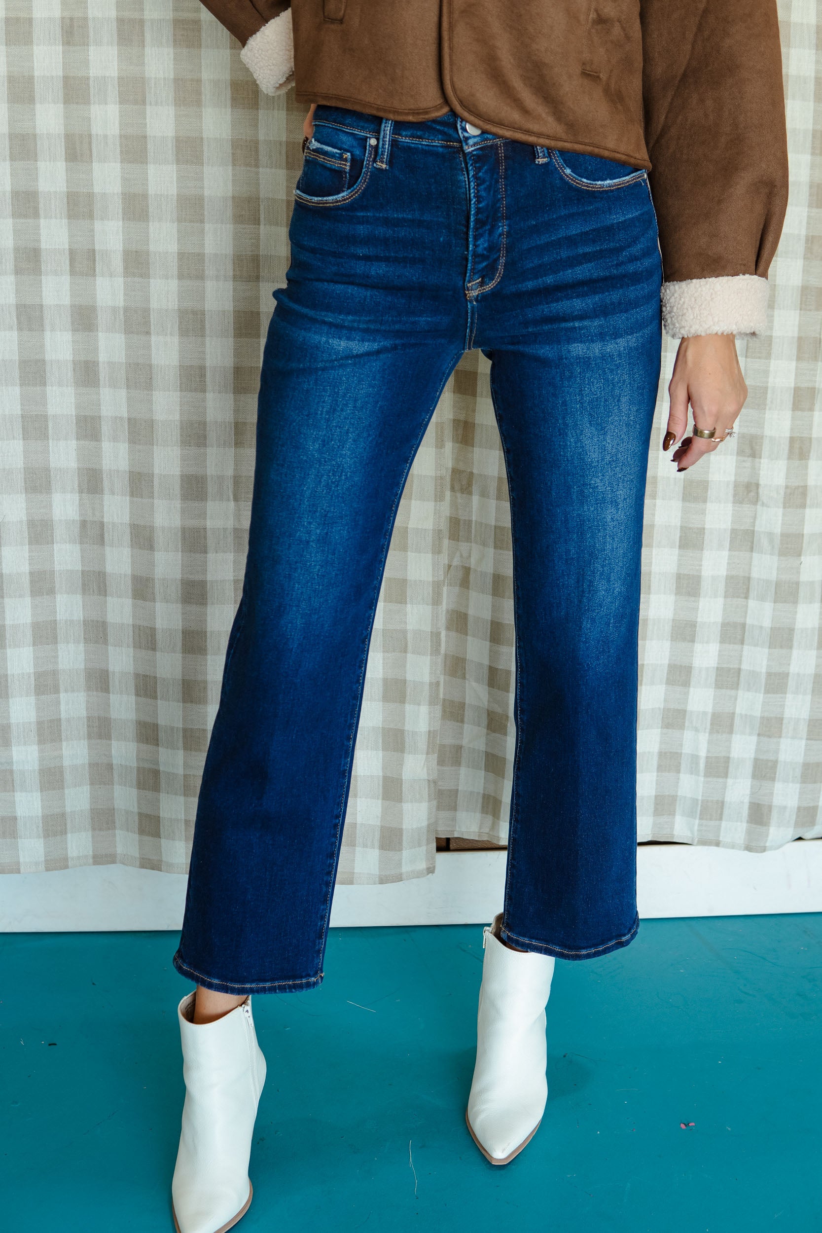 Jean of My Dreams Straight Leg Jeans - Dark Wash