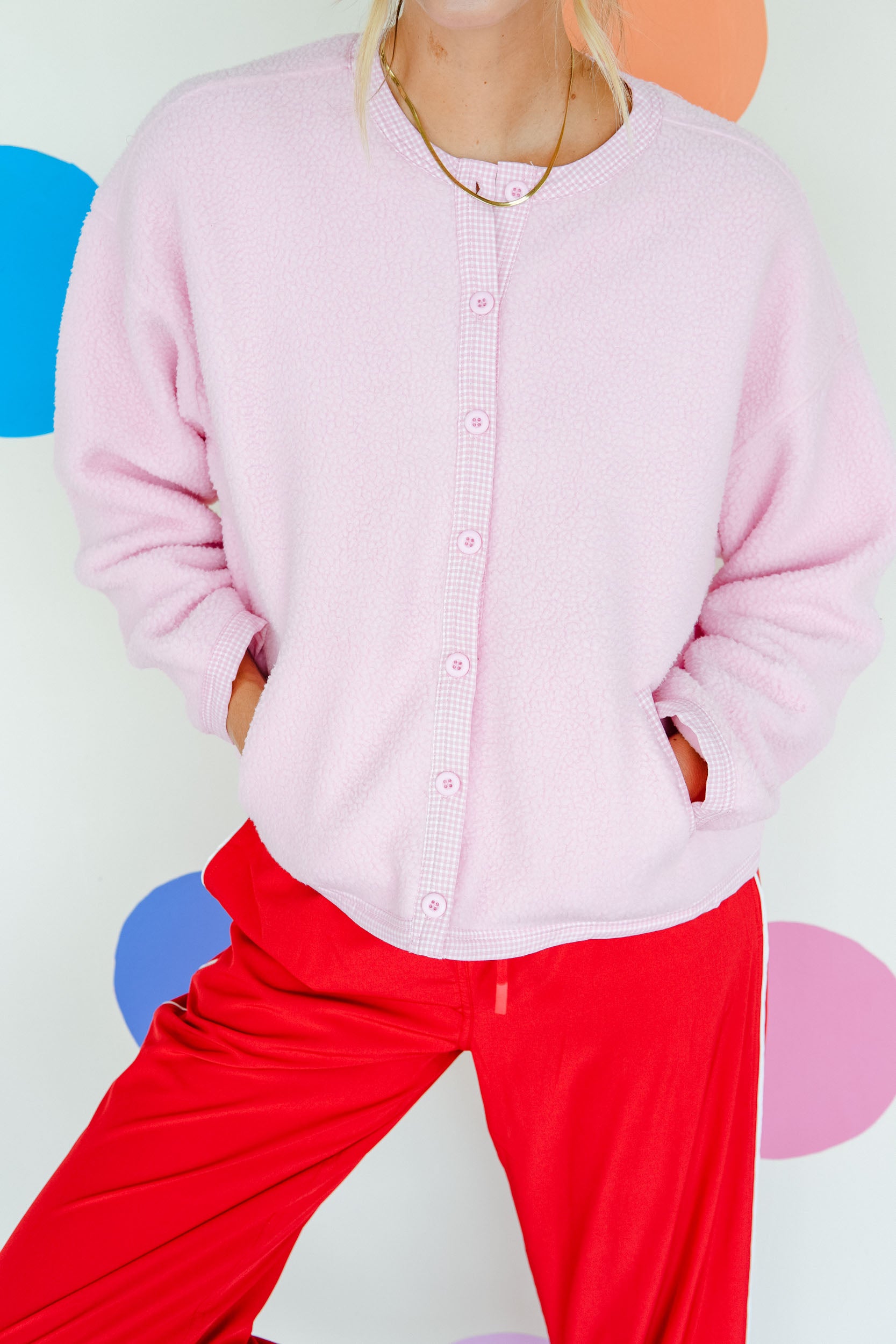 Stay Awhile Sherpa Button Down Jacket