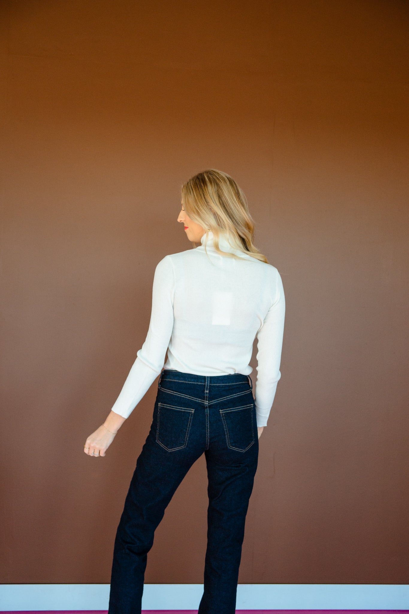 Claudia Ribbed Turtleneck