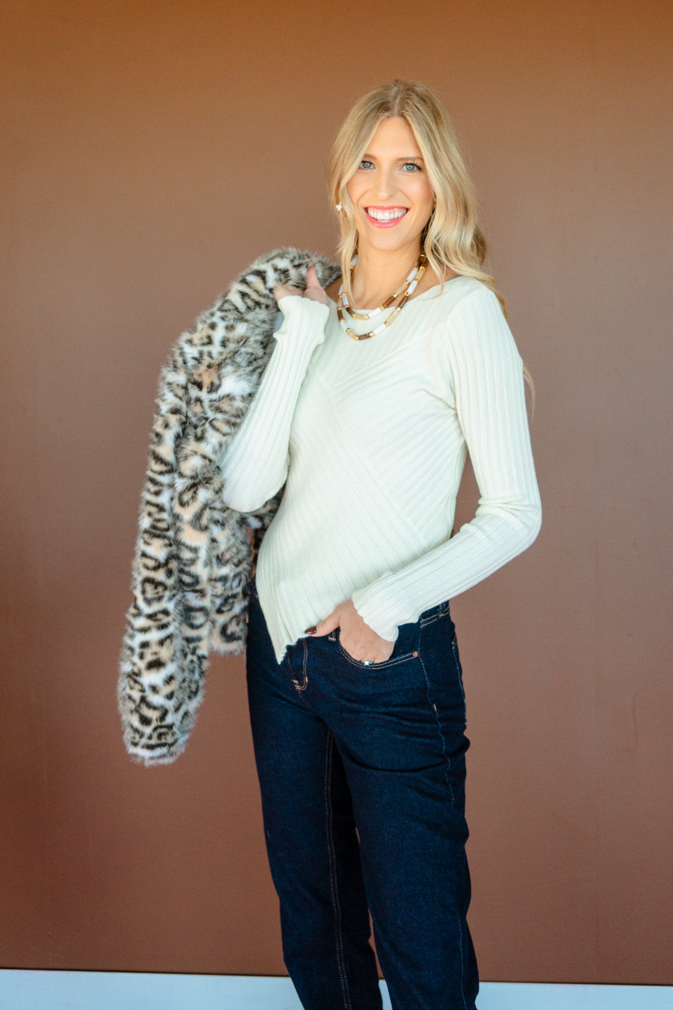 Penny Ribbed Sweater