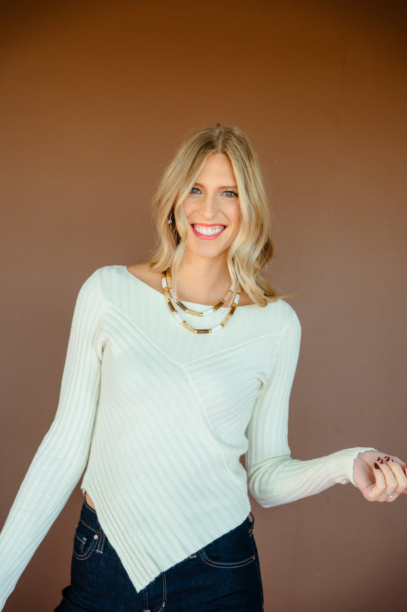 Penny Ribbed Sweater