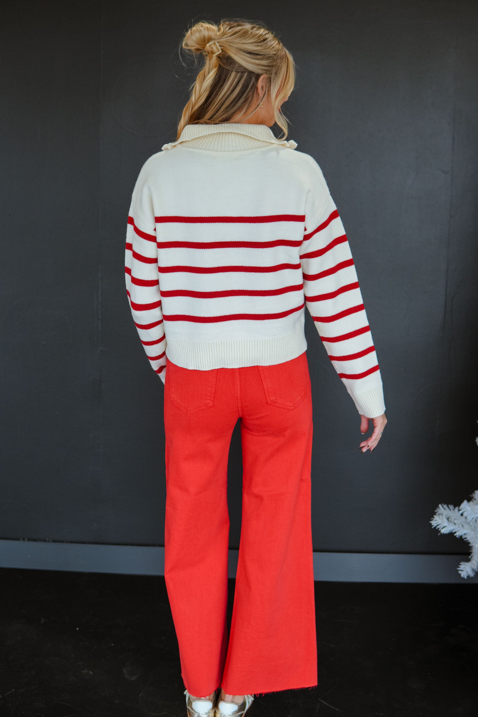 Candy Cane Lane - Cream + Brick