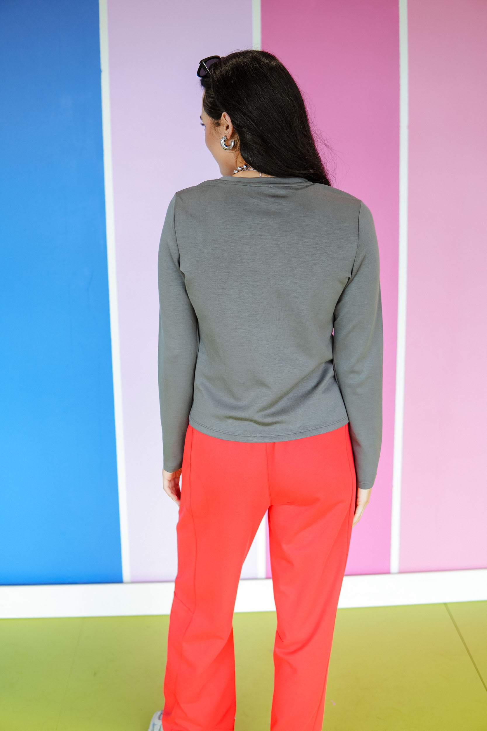 [Ellevate Basics] Jeanne Breeze Long Sleeve Tee