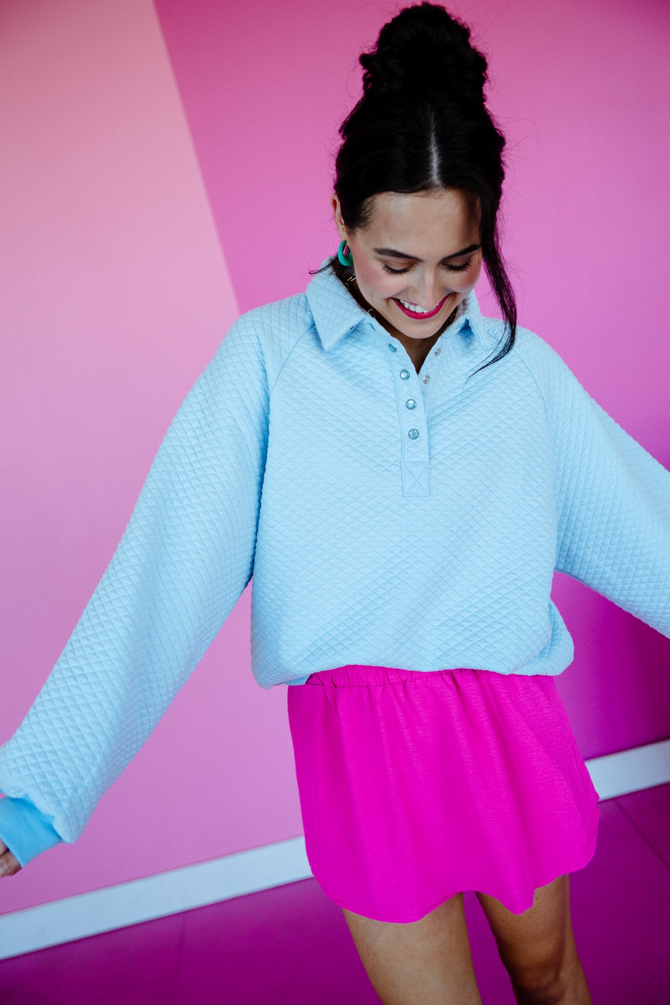 [Ellevate Basics] Monica Balloon Sleeve Pullover