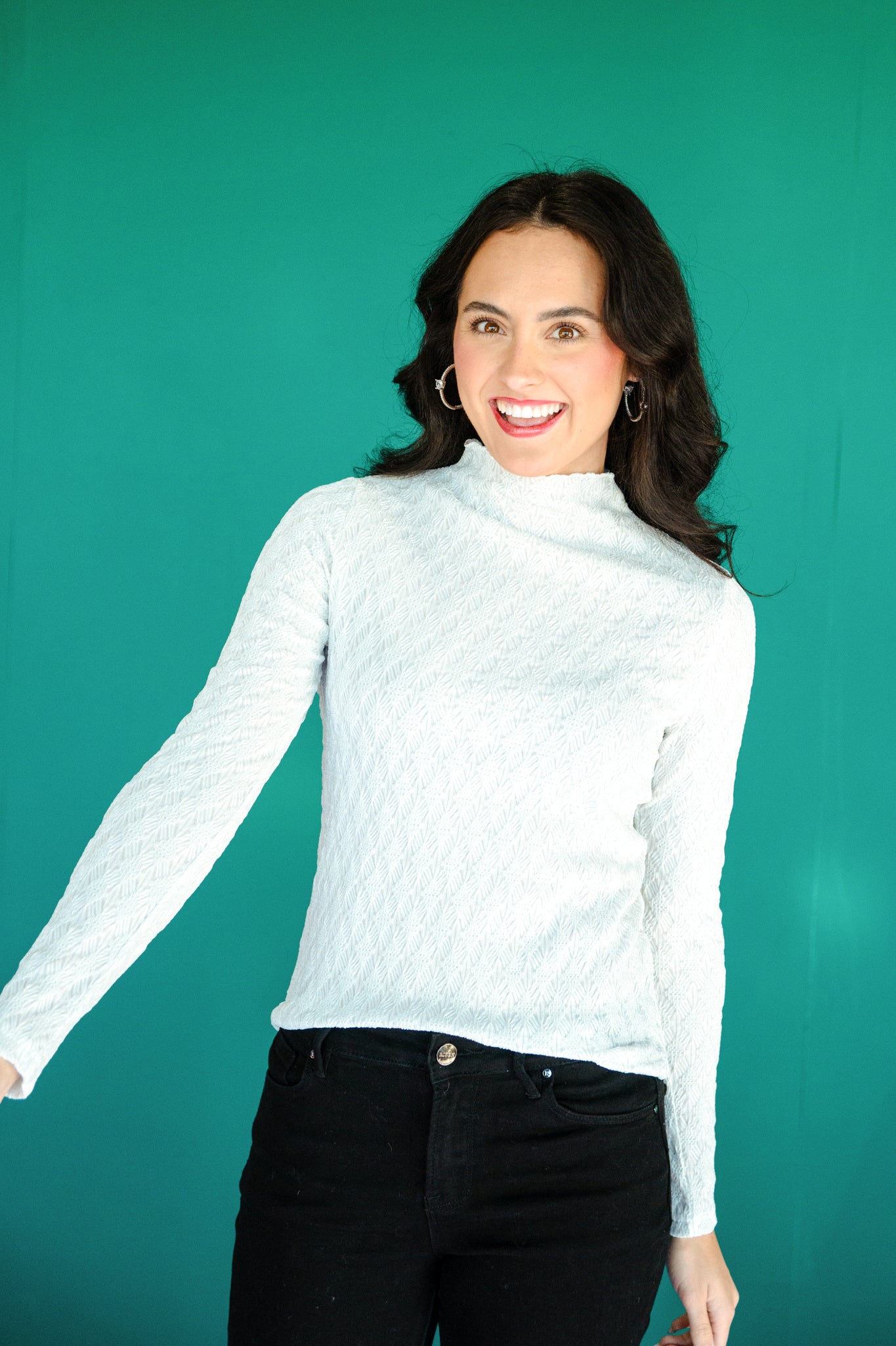 Rylee Mock Neck Long Sleeve