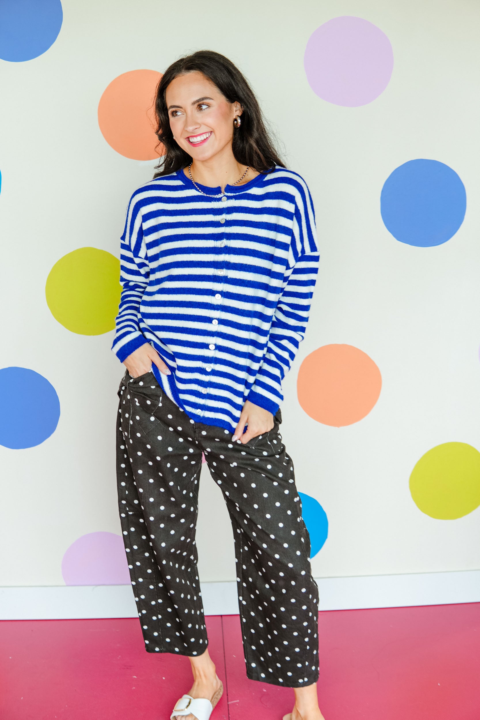 Marcella Dotted Denim Pants