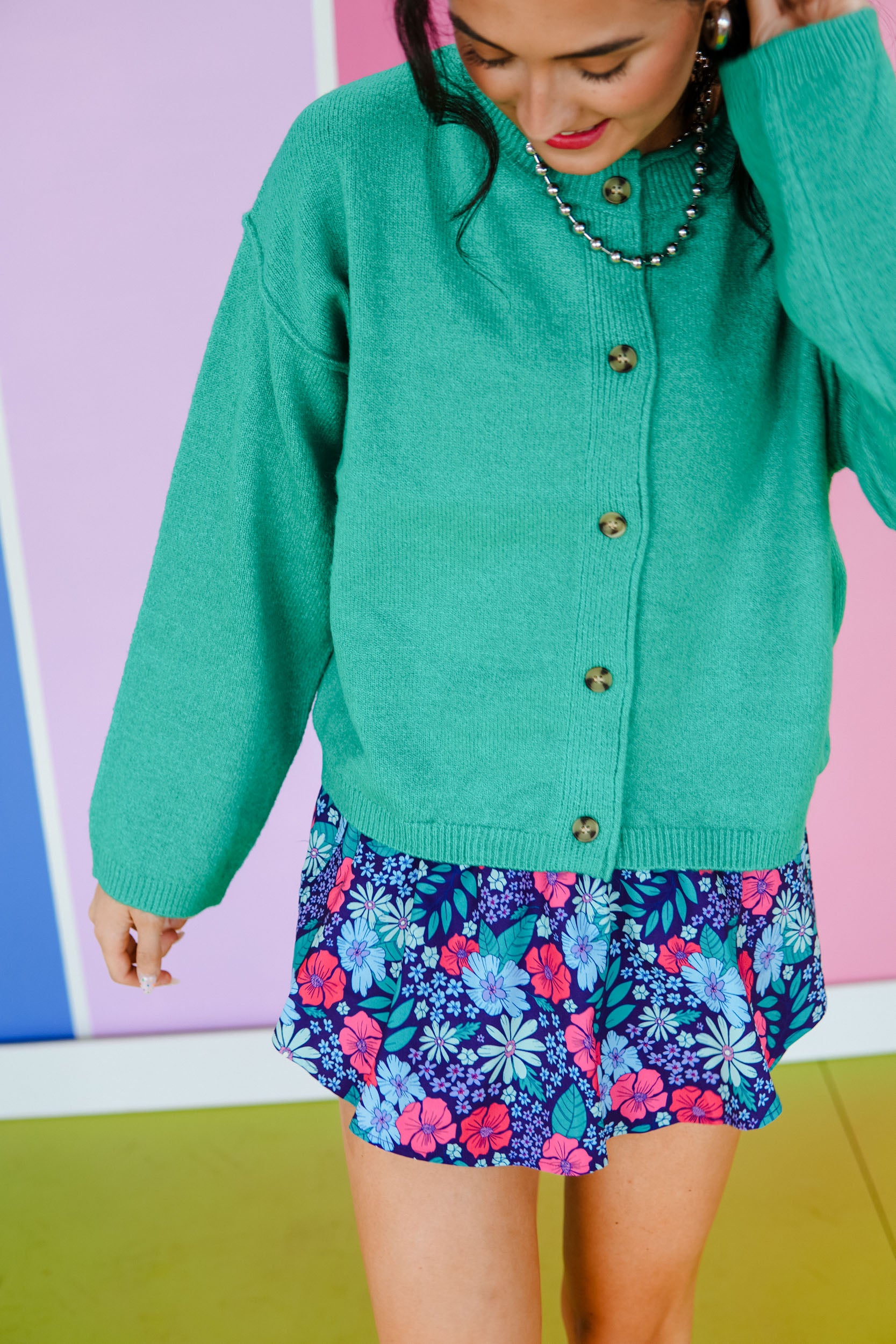 [Ellevate Basics] Lily Floral Skort