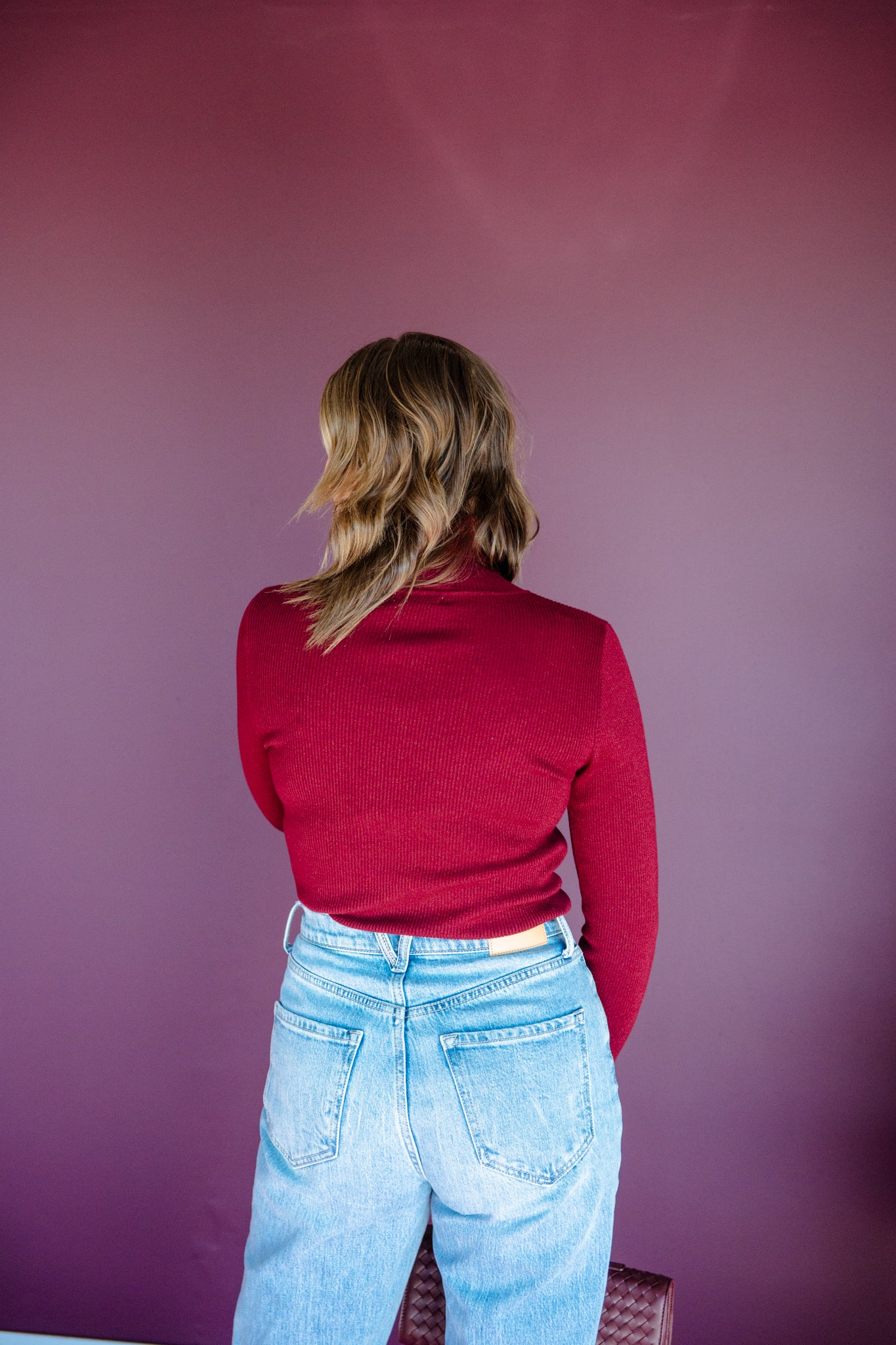 Claudia Ribbed Turtleneck