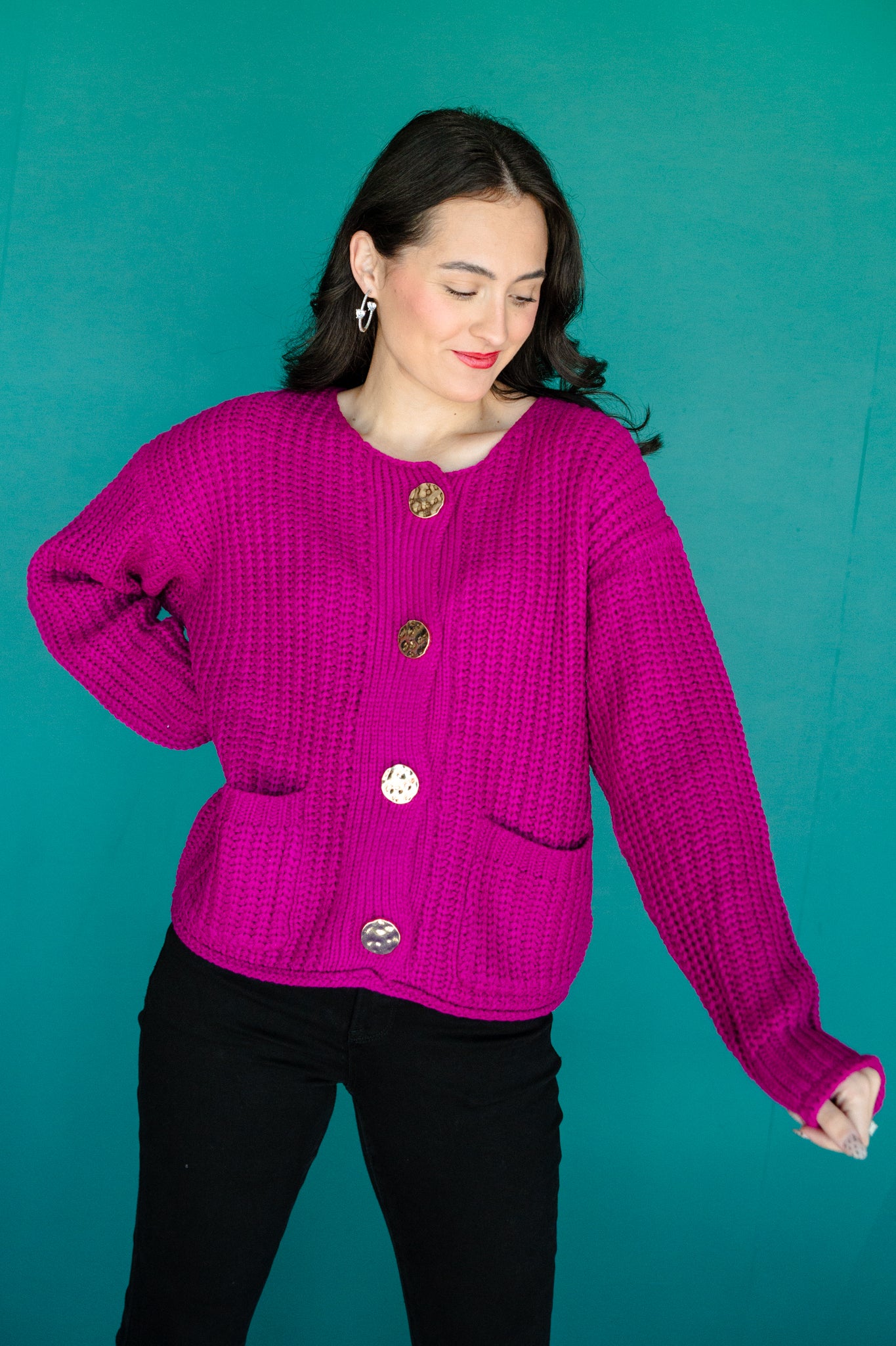 Genevieve Button Down Cardigan