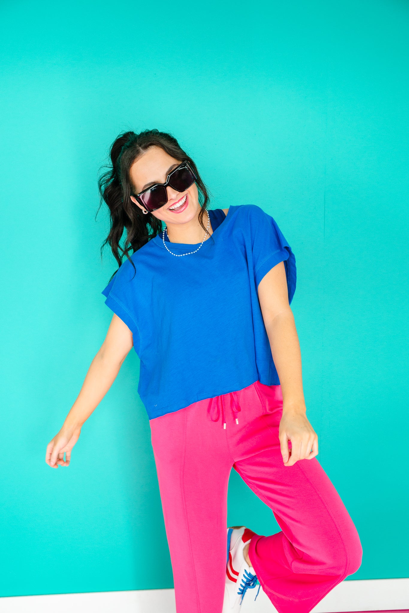 Anna Open Back Slub Tee