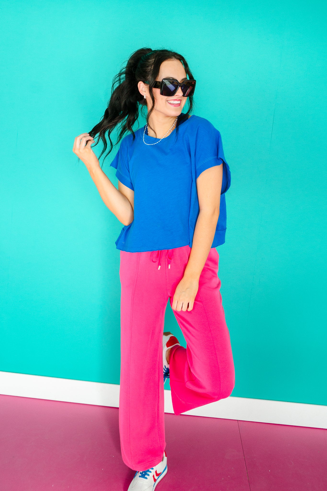 Anna Open Back Slub Tee