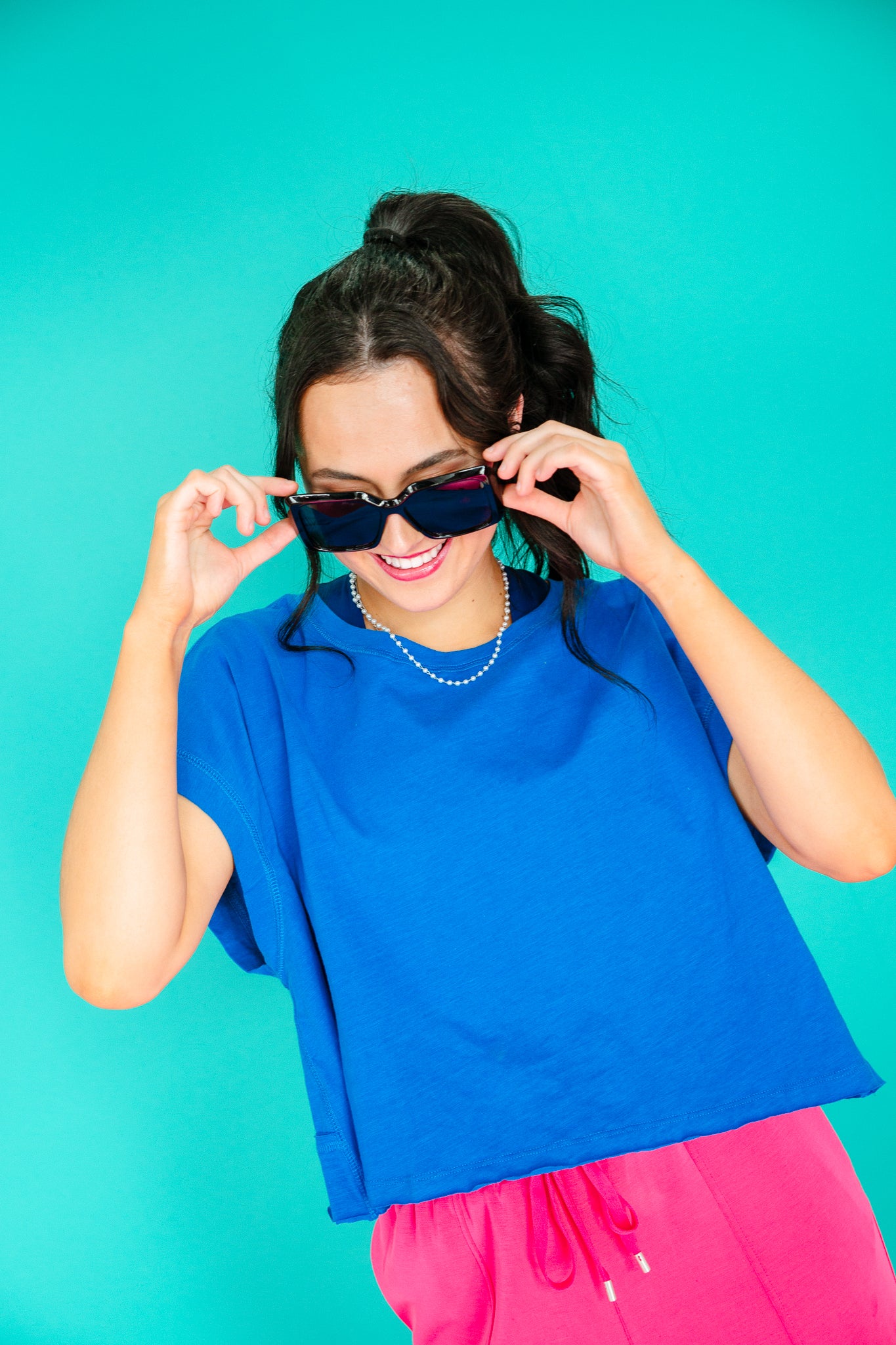 Anna Open Back Slub Tee