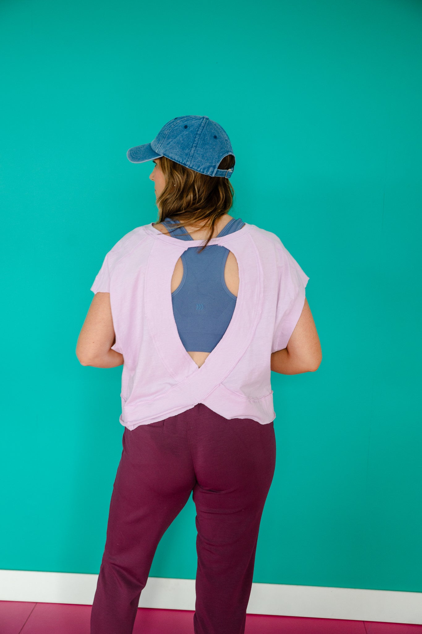 Anna Open Back Slub Tee