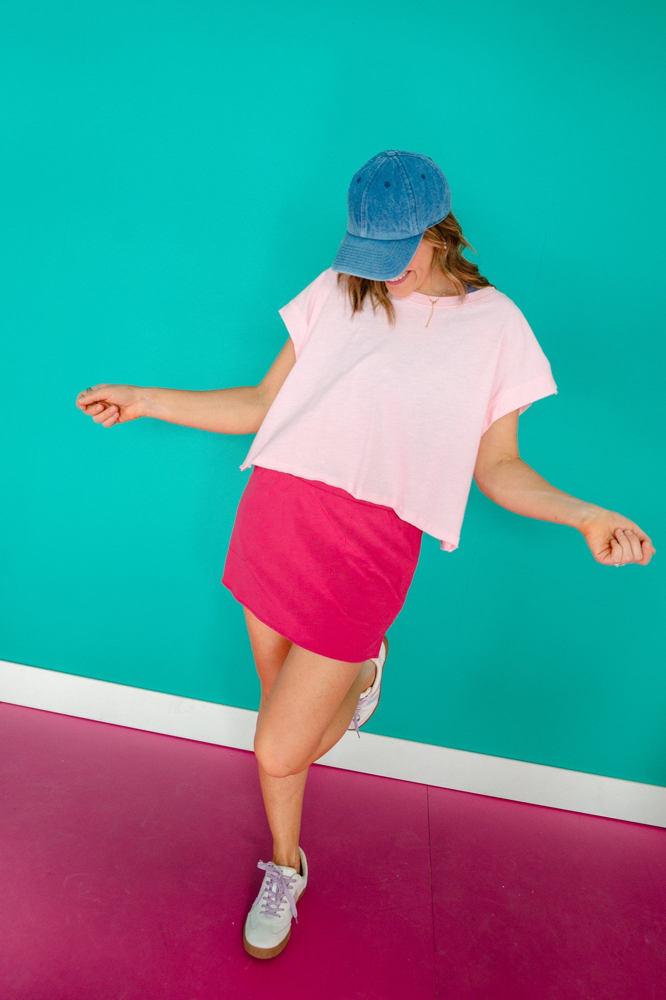 Anna Open Back Slub Tee