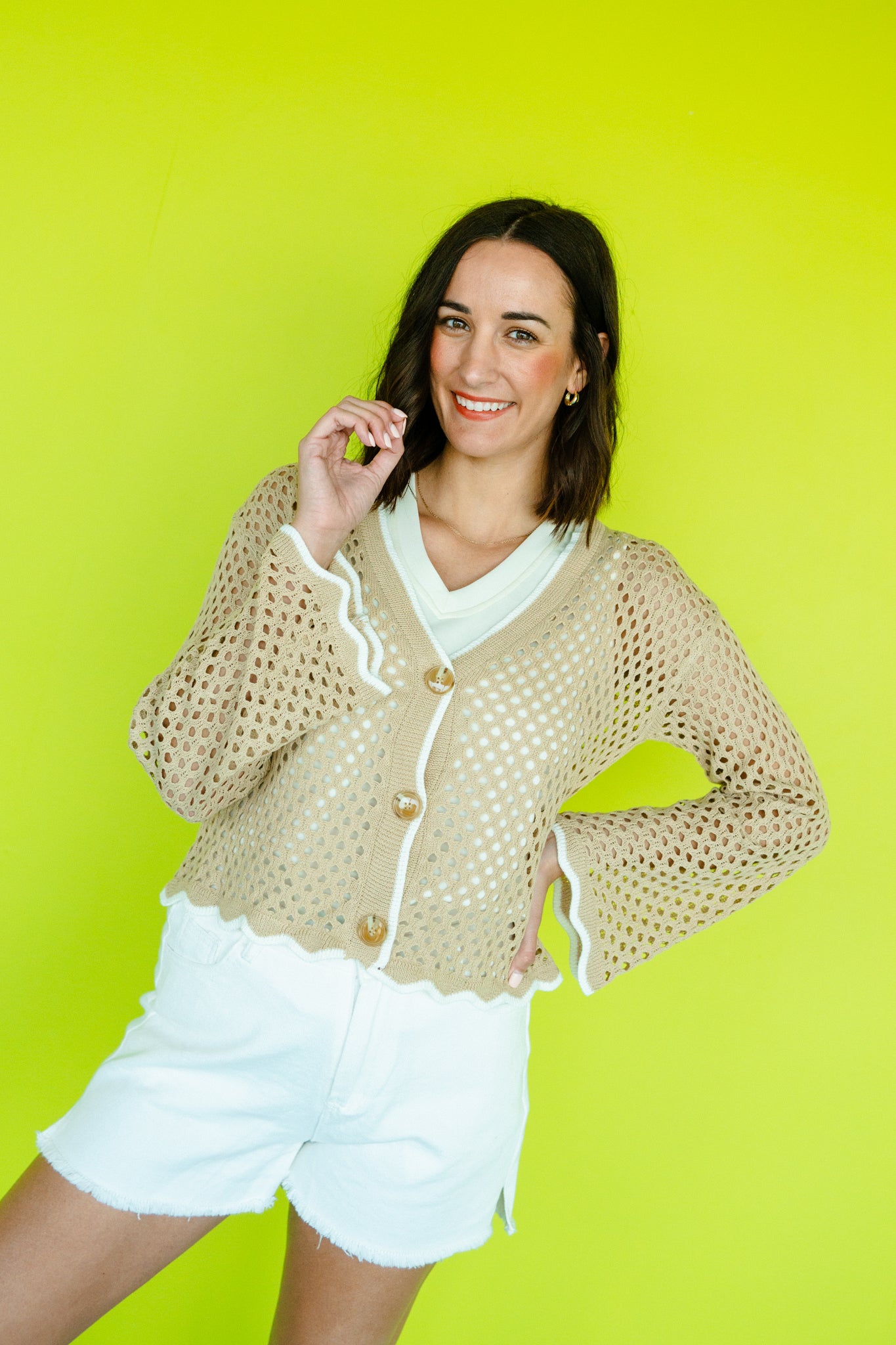 Amelia Open Kit Cardigan