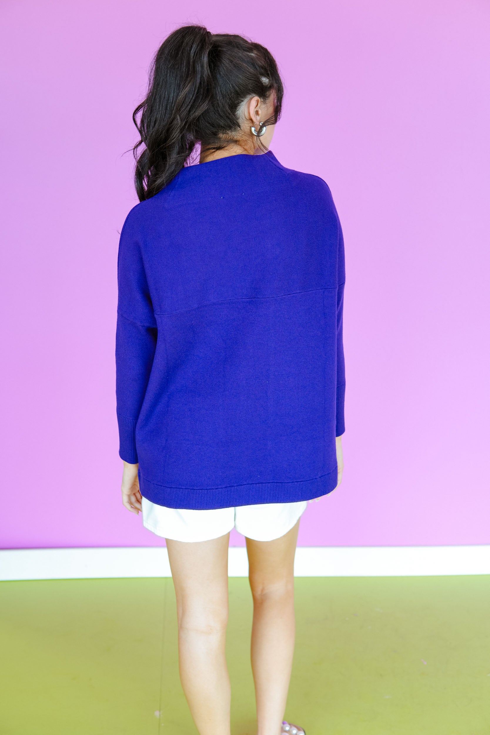 [Ellevate Basics] Serena Luxe Loft Neck Sweater